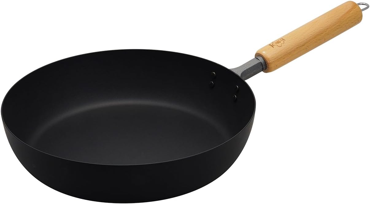 Takumi MGFR26 Frying Pan, Made in Japan, 10.2 inches (26 cm), Induction Compatible, Magma Plate, Iron