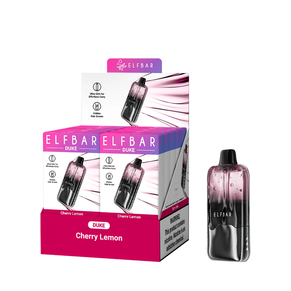 ELFBAR DUKE újratölthető eldobható e-cigaretta (minden íz)