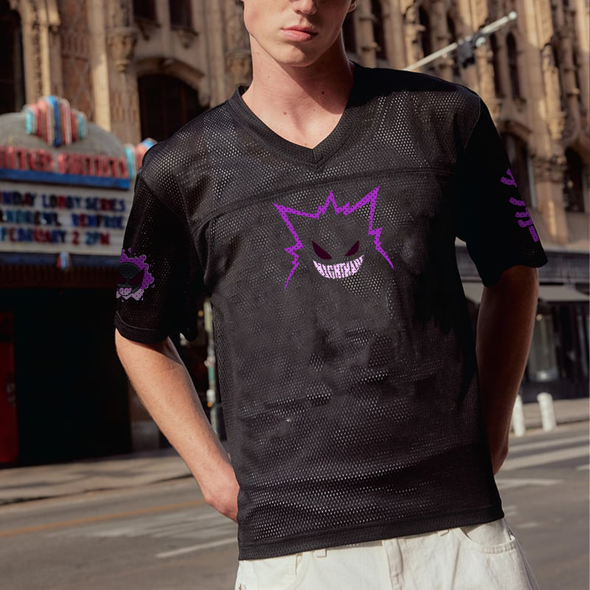 Unisex  “Comicssoul” Anime Style Retro I Mesh T-Shirt