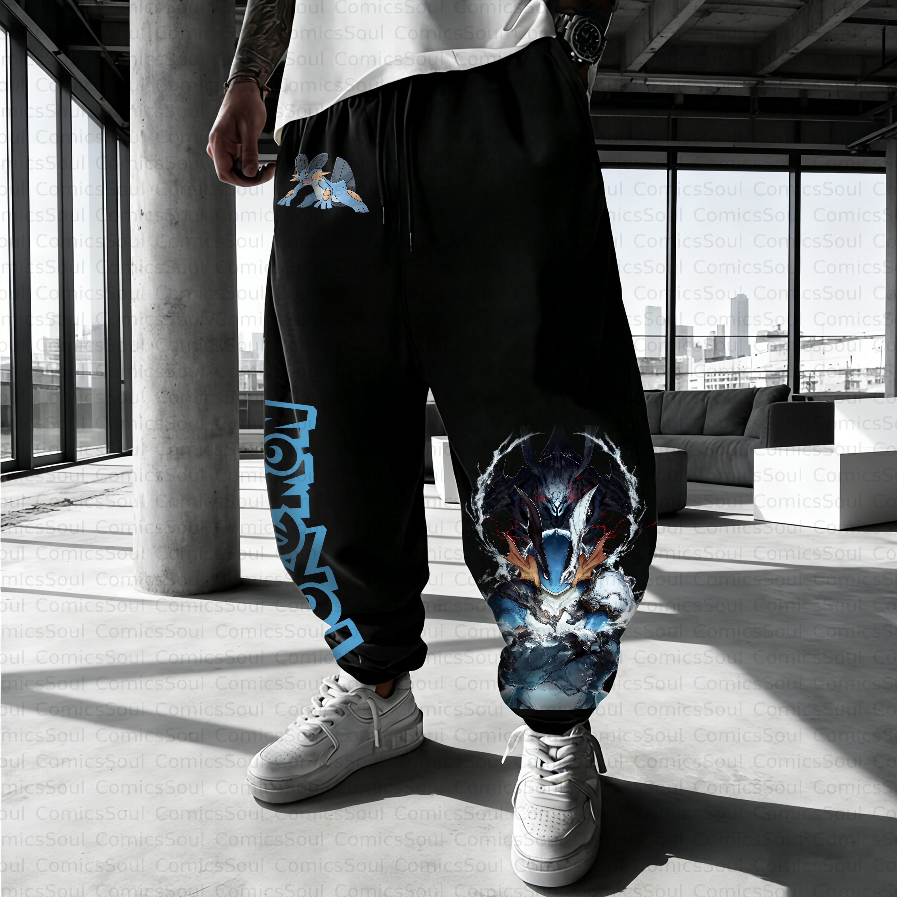 Unisex Casual Anime Streetwear Pant