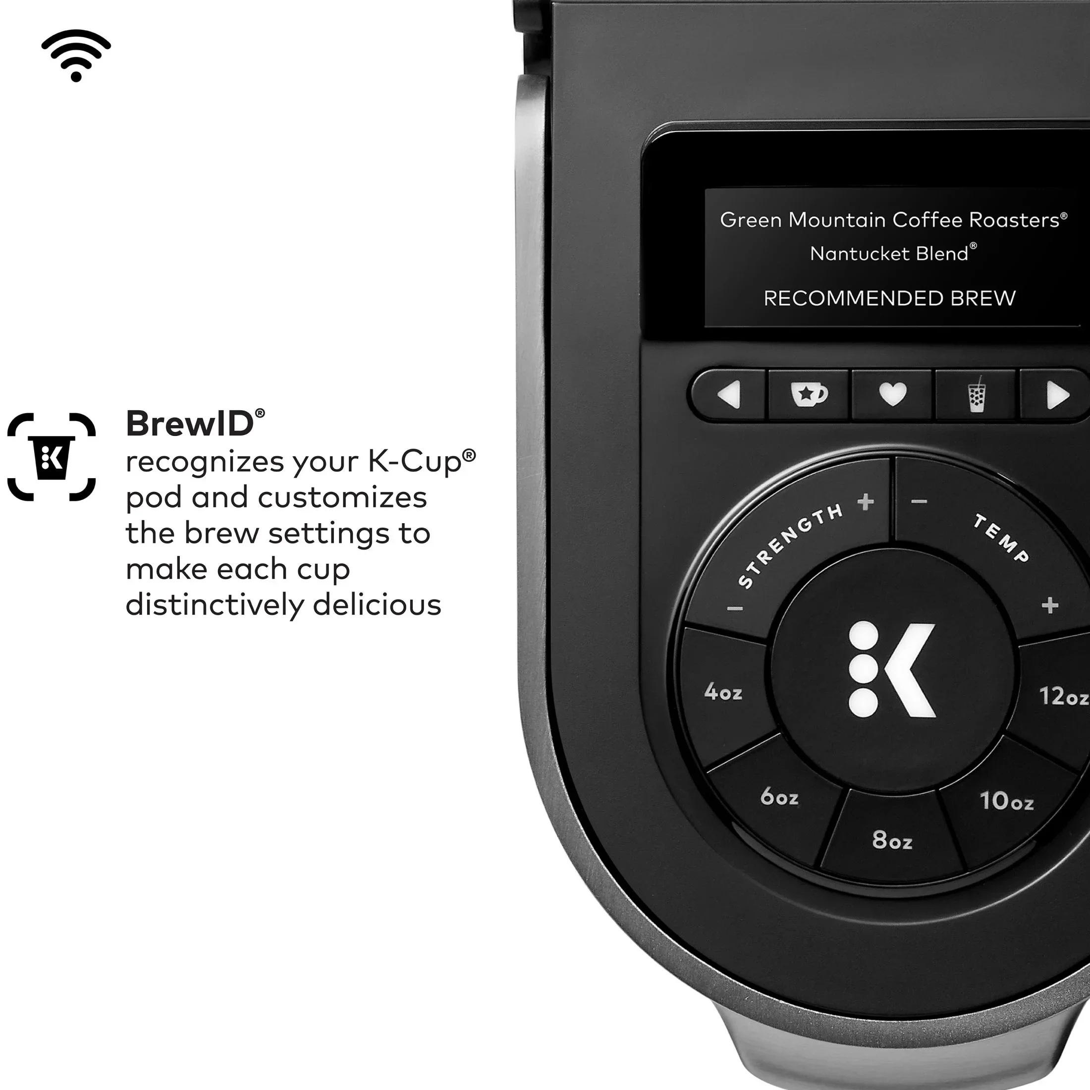 Keurig K-Supreme Plus SMART Single Serve K-Cup Pod Coffee Maker, Black