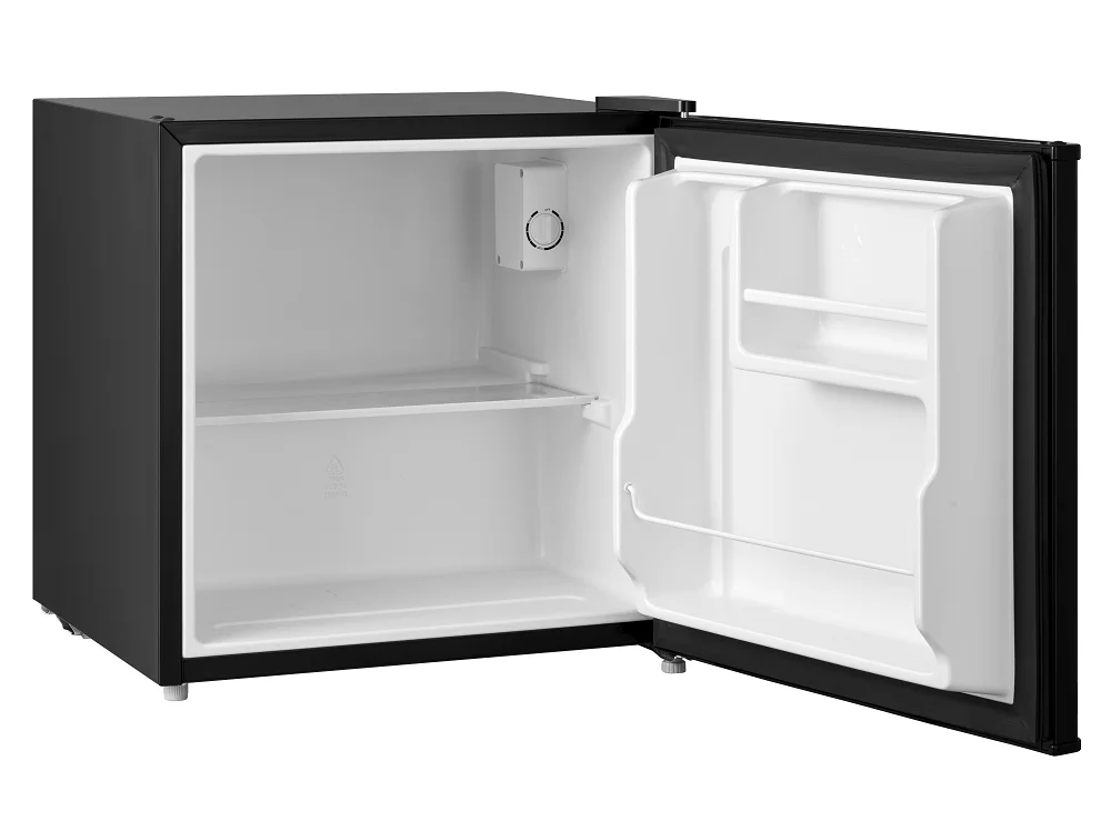 Mainstays 1.7 Cu. ft. Single Door Mini Refrigerator, Stainless Steel Look - Image 2