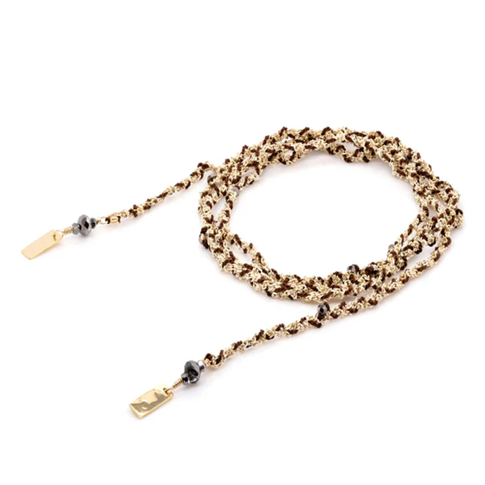 Marie Laure Chamorel - Collier n°182 - Gold Brown