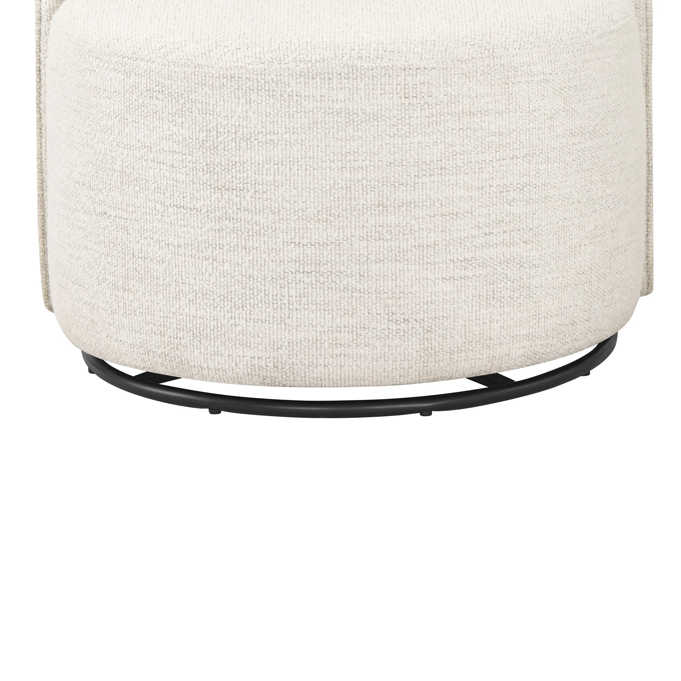 Better Homes & Gardens Juliet Modern Arch Swivel Accent Chair, Cream Boucle - Image 9