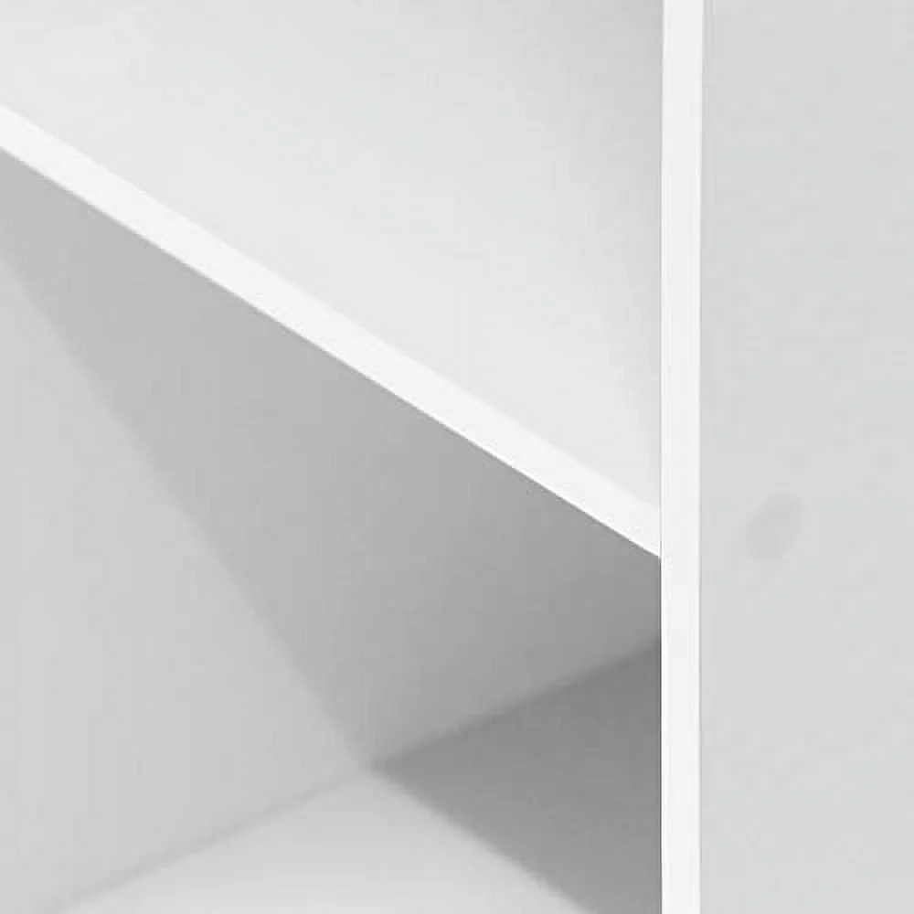 Furinno 11003WH 3 - Tier Open Shelf Bookcase, White Color - 12" W x 31.5" H x 9.3" D - image 4