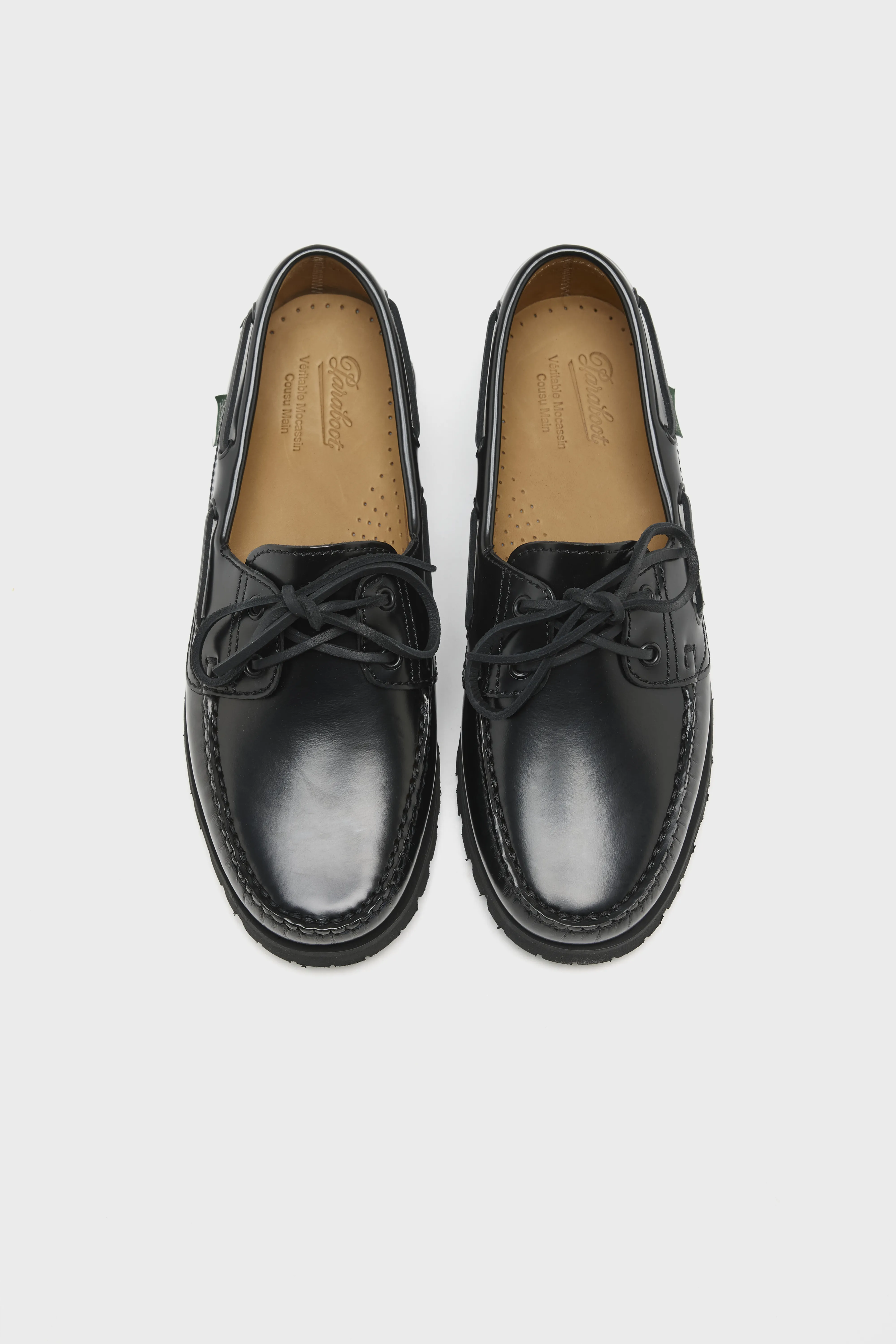 Bellerose Malo Boat Shoes for Women  (261 / W / BLACK)