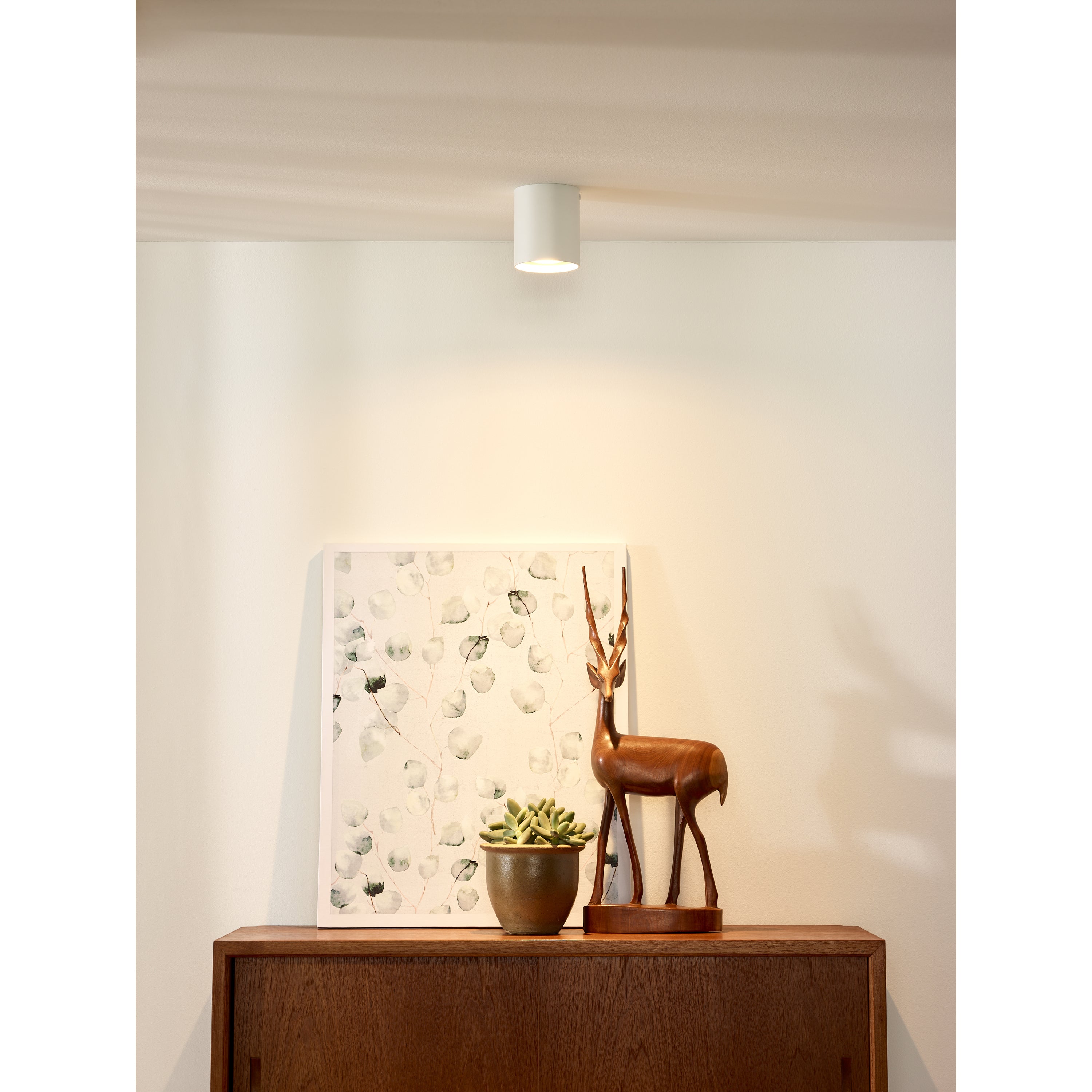 Lucide BODI - Plafondspot - Ø 8 cm - 1xGU10 - Wit