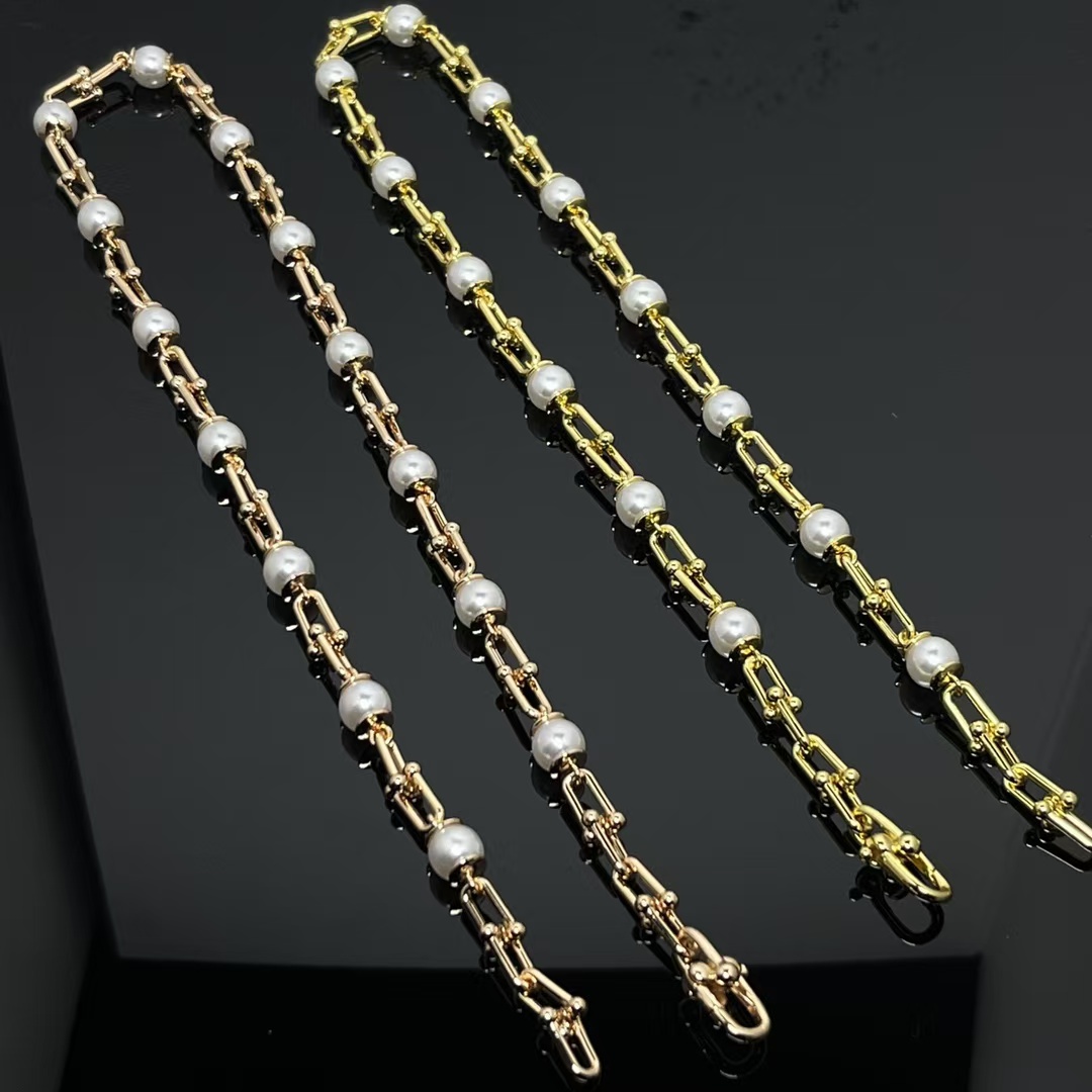 Tiffany HardWear Link Pearl Necklace - Original Replica Club