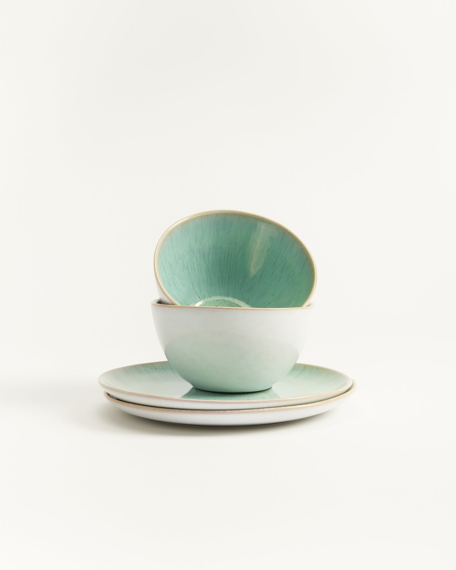 Areia Frühstücks-Set classic mint 4-teilig