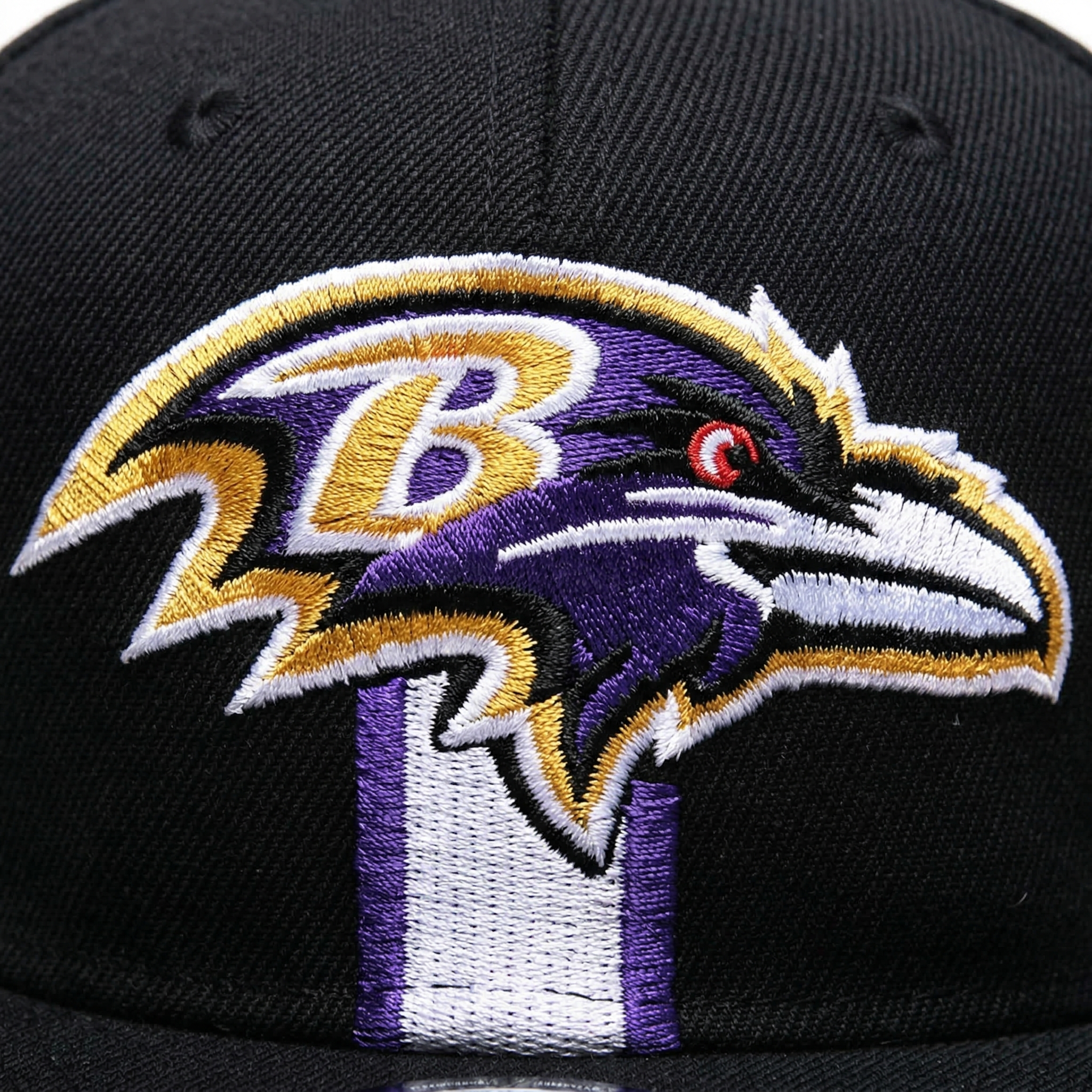 Premium Baltimore Ravens Embroidered Black Snapback Hat - SEVEN HATS - SEVEN HATS