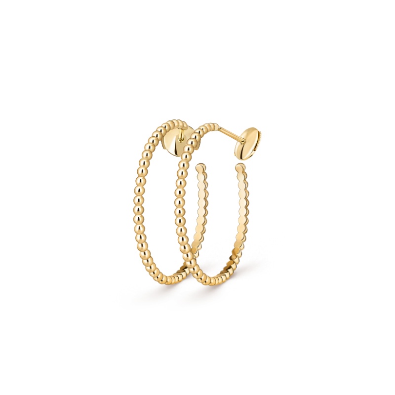 Replicate Perlée pearls of gold hoop earrings, small model(1:1 replica) - Original Replica Club