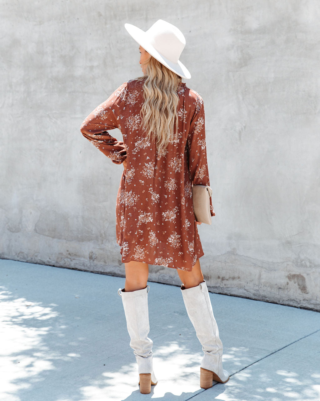 Rowan Floral Babydoll Dress - Se7enfashion