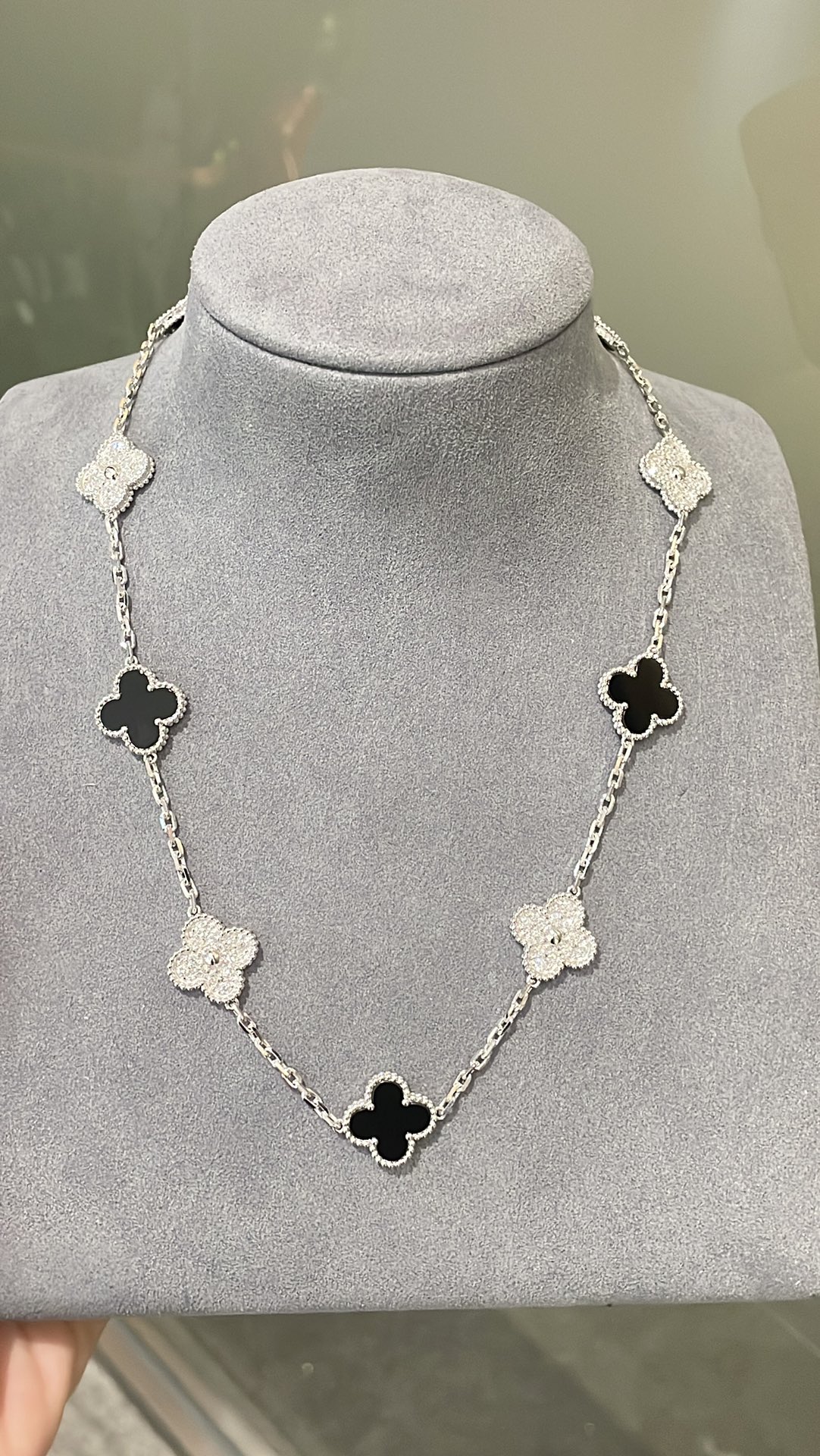 VCA Vintage Alhambra Necklace, 10 Motifs - Original Replica Club