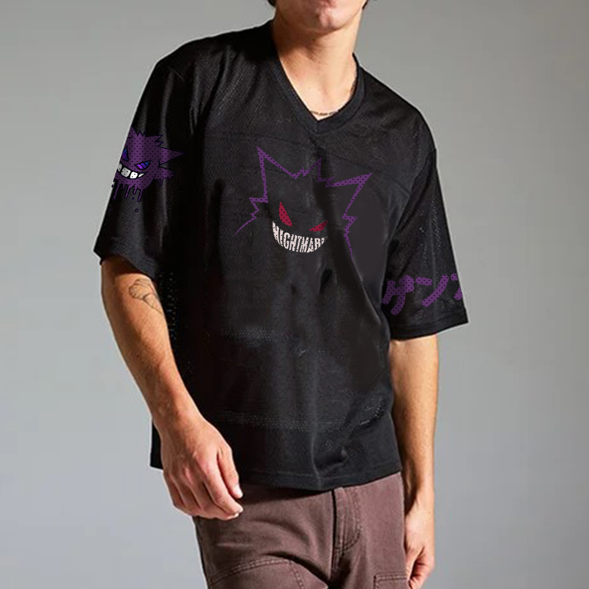 Unisex  “Comicssoul” Anime Style Retro I Mesh T-Shirt