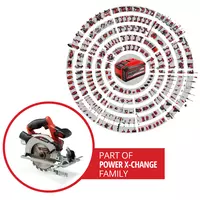 Cordless Circular Saw TE-CS 18/165-1 Li - Solo