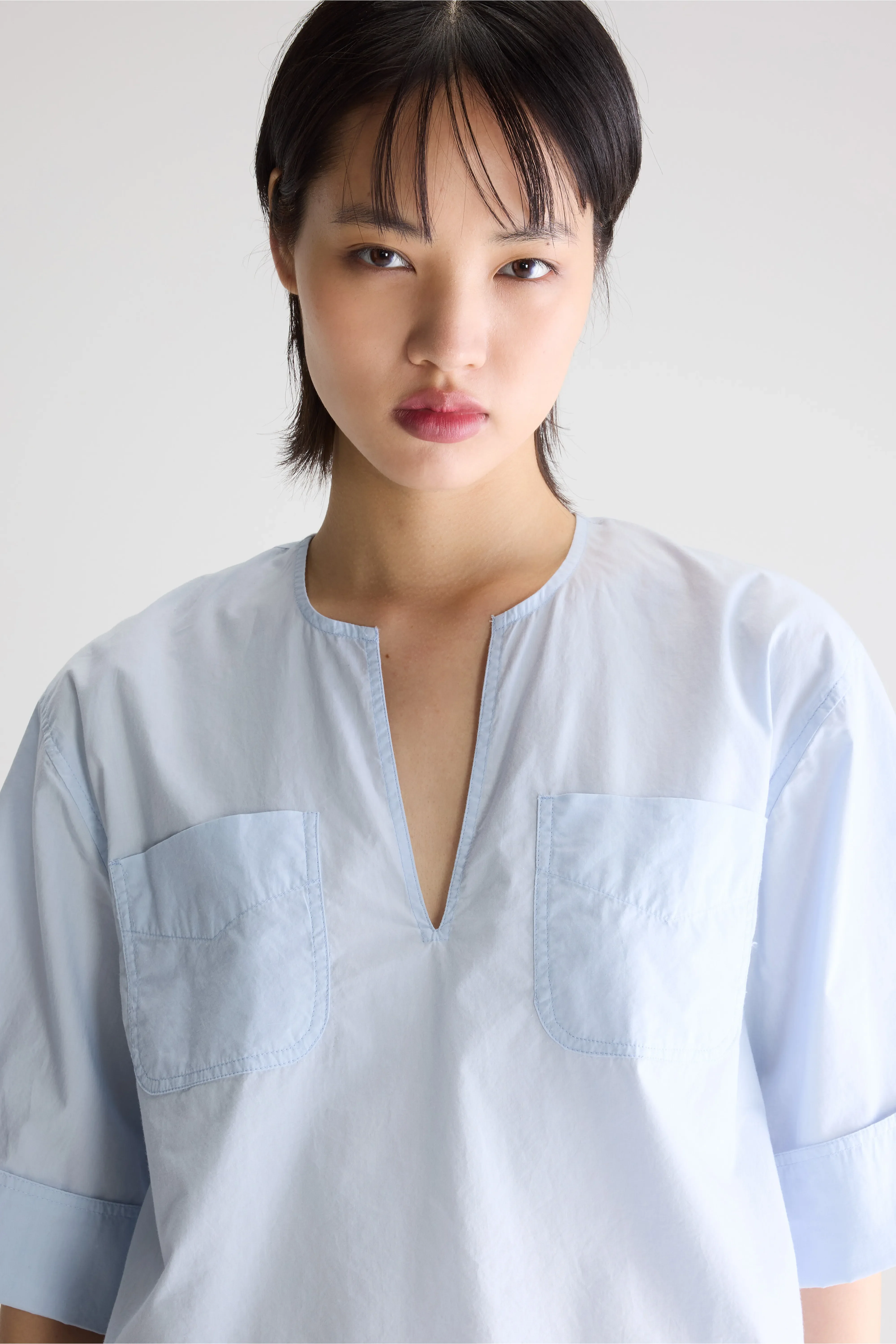 Bellerose Chalk relaxed shirt (261 / W / MIST)