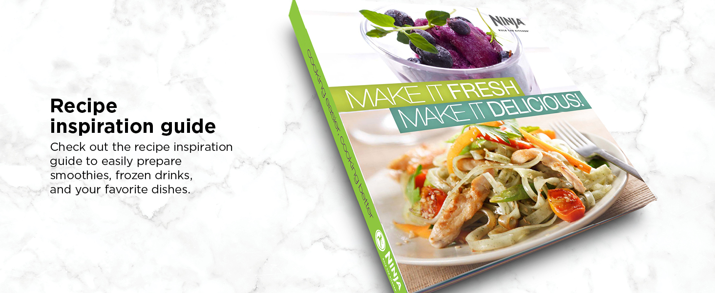 Recipe inspiration to easily prepare smoothies, frozen drinks, and your favorite dishes.