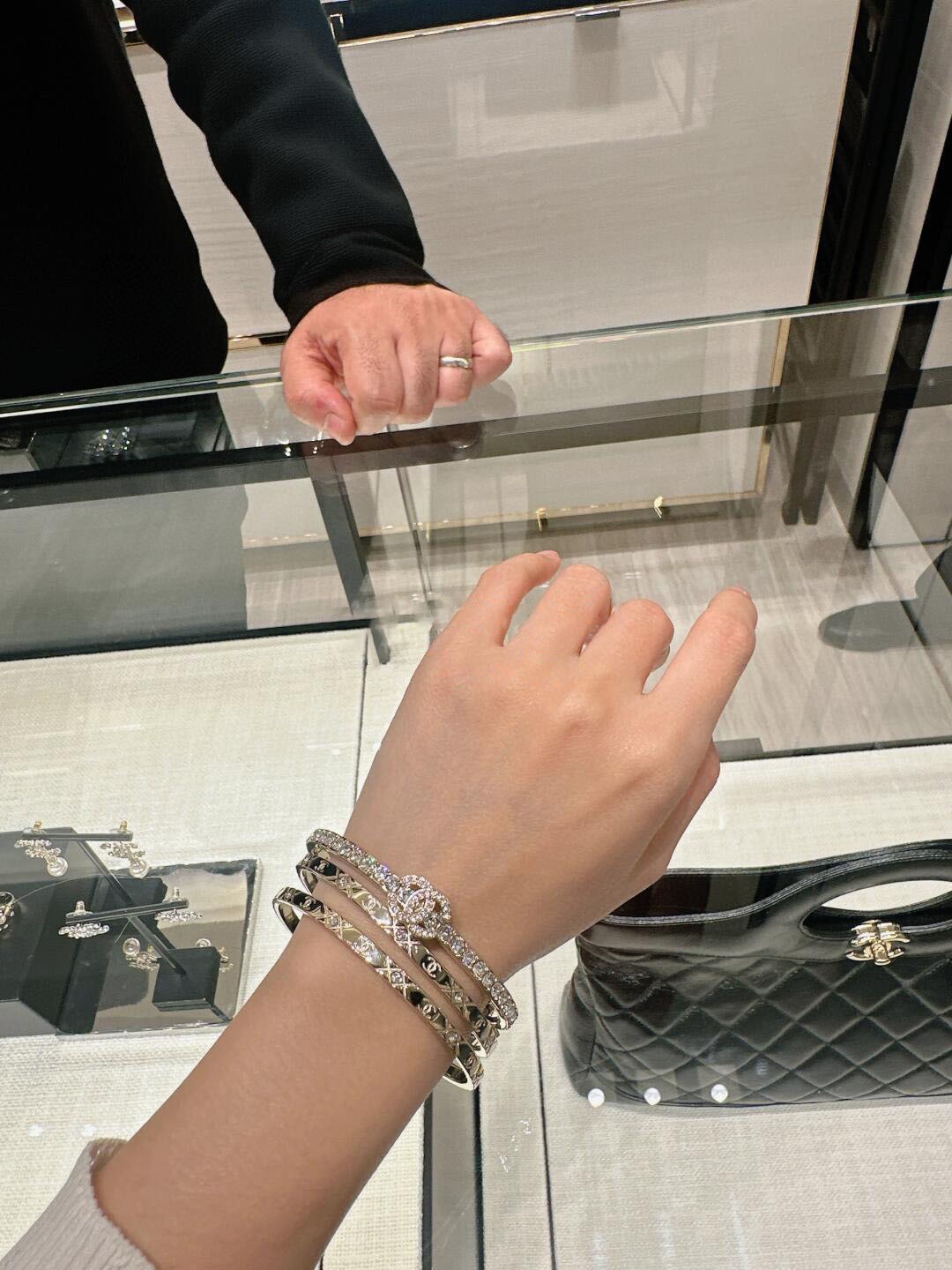 Chanel Coco Crush 3 Stacked Bracelets Bangles - Original Replica Club