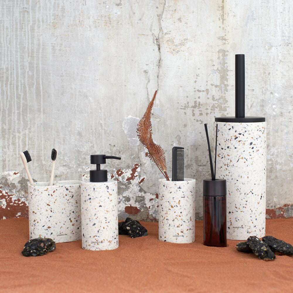 Sealskin Blend Toiletborstel met Houder Vrijstaand Terrazzo