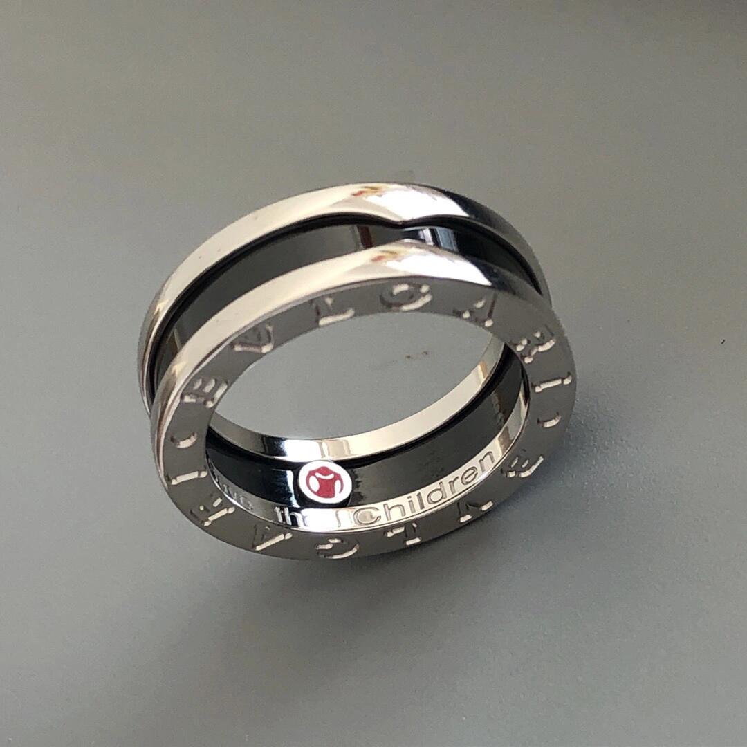 Dupe Bvlgari B.zero1 Ring in Silver with Black Ceramic - Original Replica Club