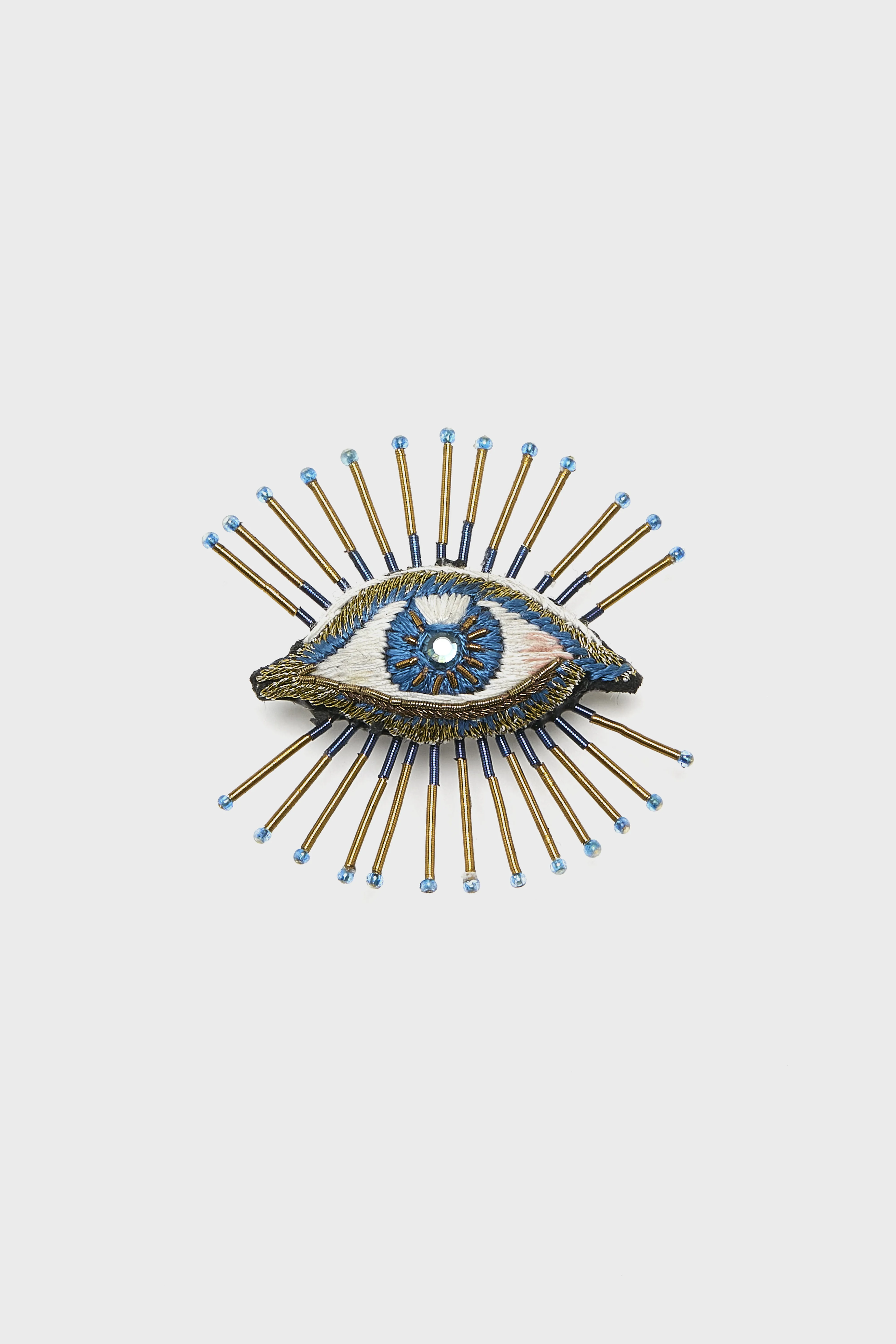 Bellerose Sea Mystic Eye Brooch Pin  (261 / W / BLUE)