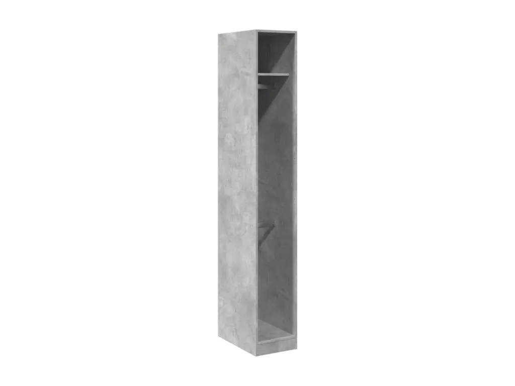 Armario de Jmmhogar de ingeniería gris hormigón 30x50x200 cm