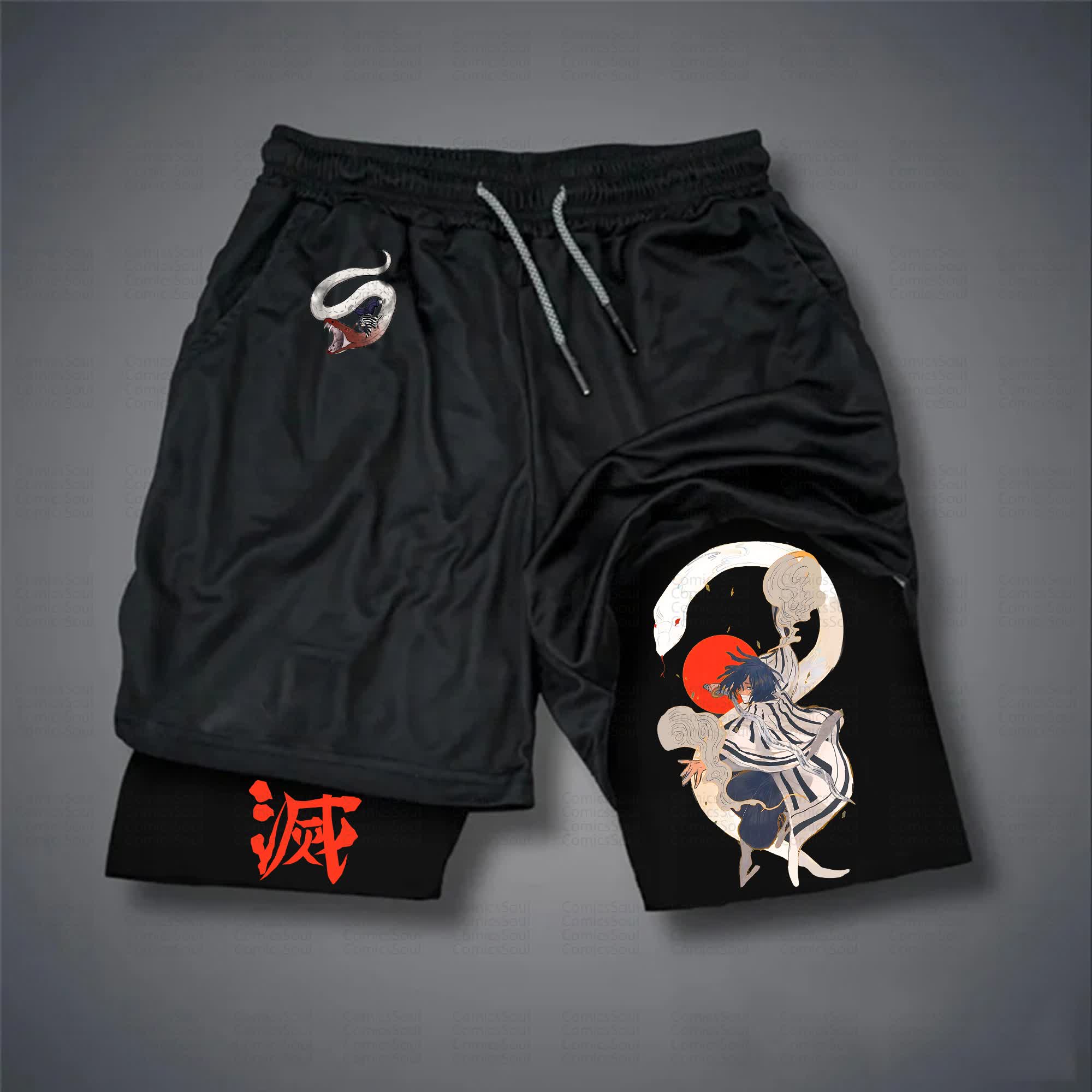 Unisex Casual Anime Streetwear Shorts 丨Comicssoul