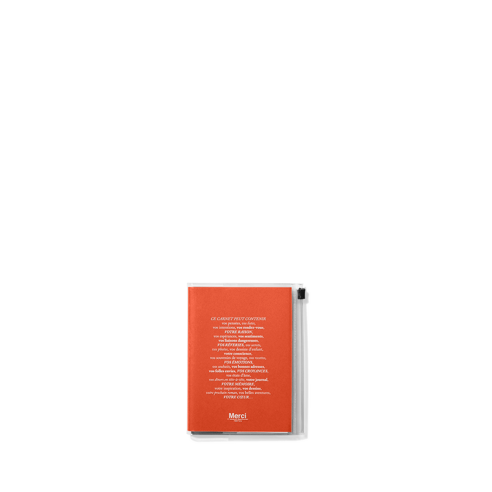 Carnet Merci - Orange