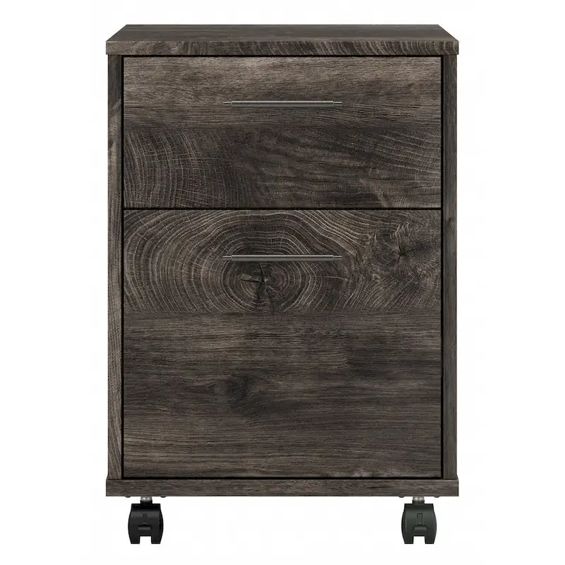 Bush Furniture Key West Mobile File Cabinet with 2 Drawers