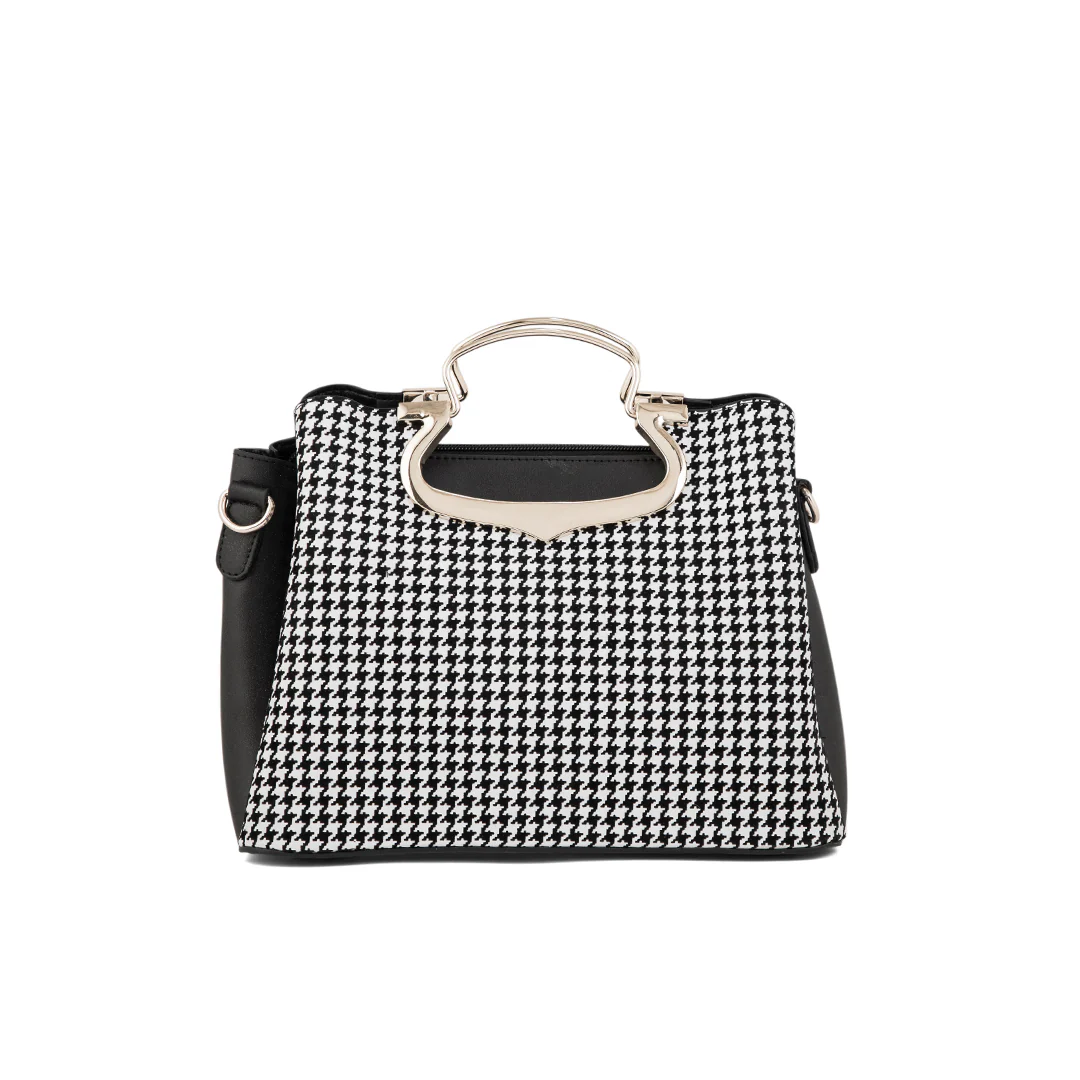White Formal Hand Bag P55649