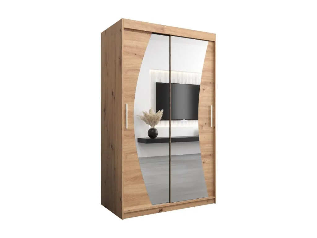 Armario Mobtrendy de puertas correderas 200/120/62 2 puertas (artisan/artisan) 63958avsj