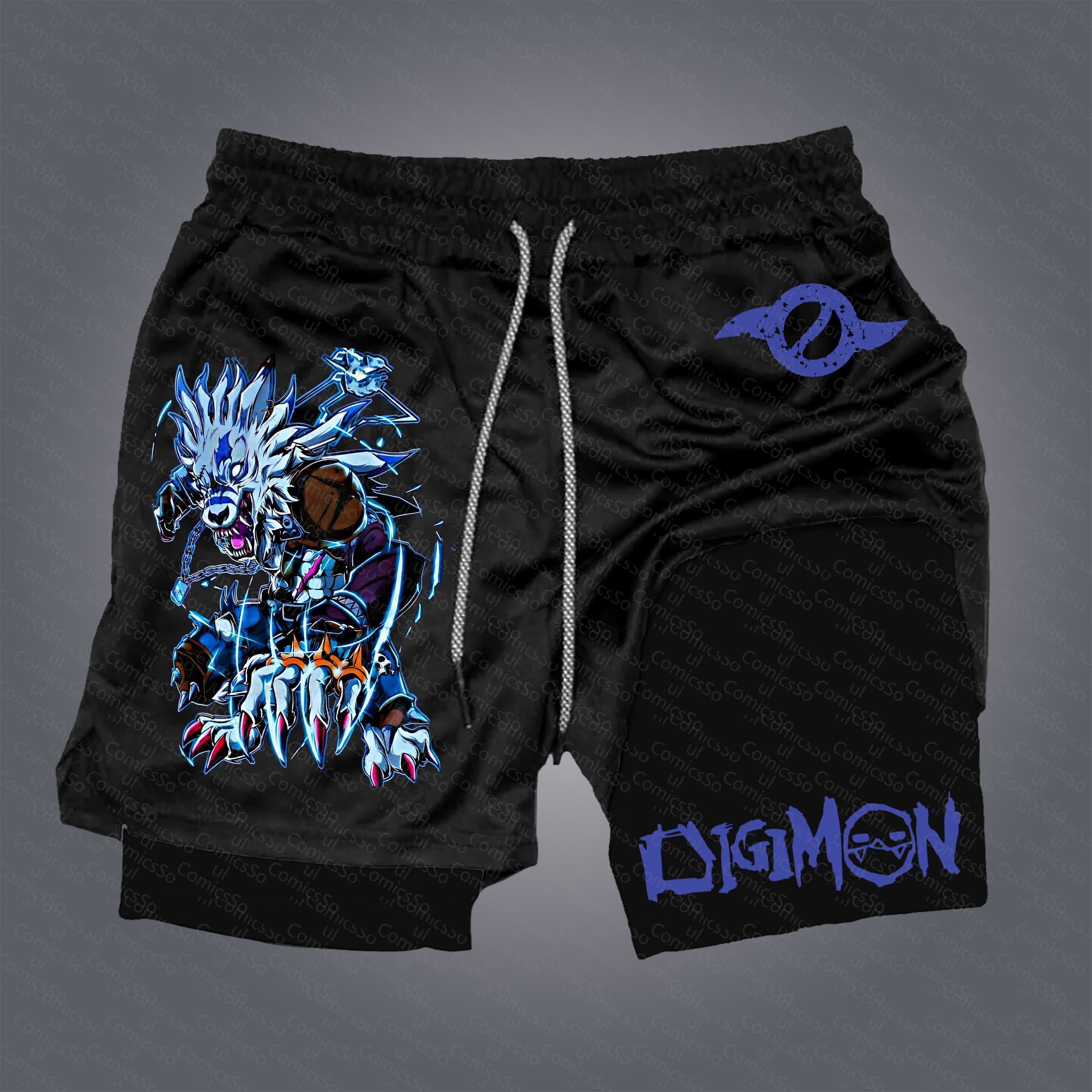 Unisex  “Comicssoul” Casual Anime Streetwear Shorts