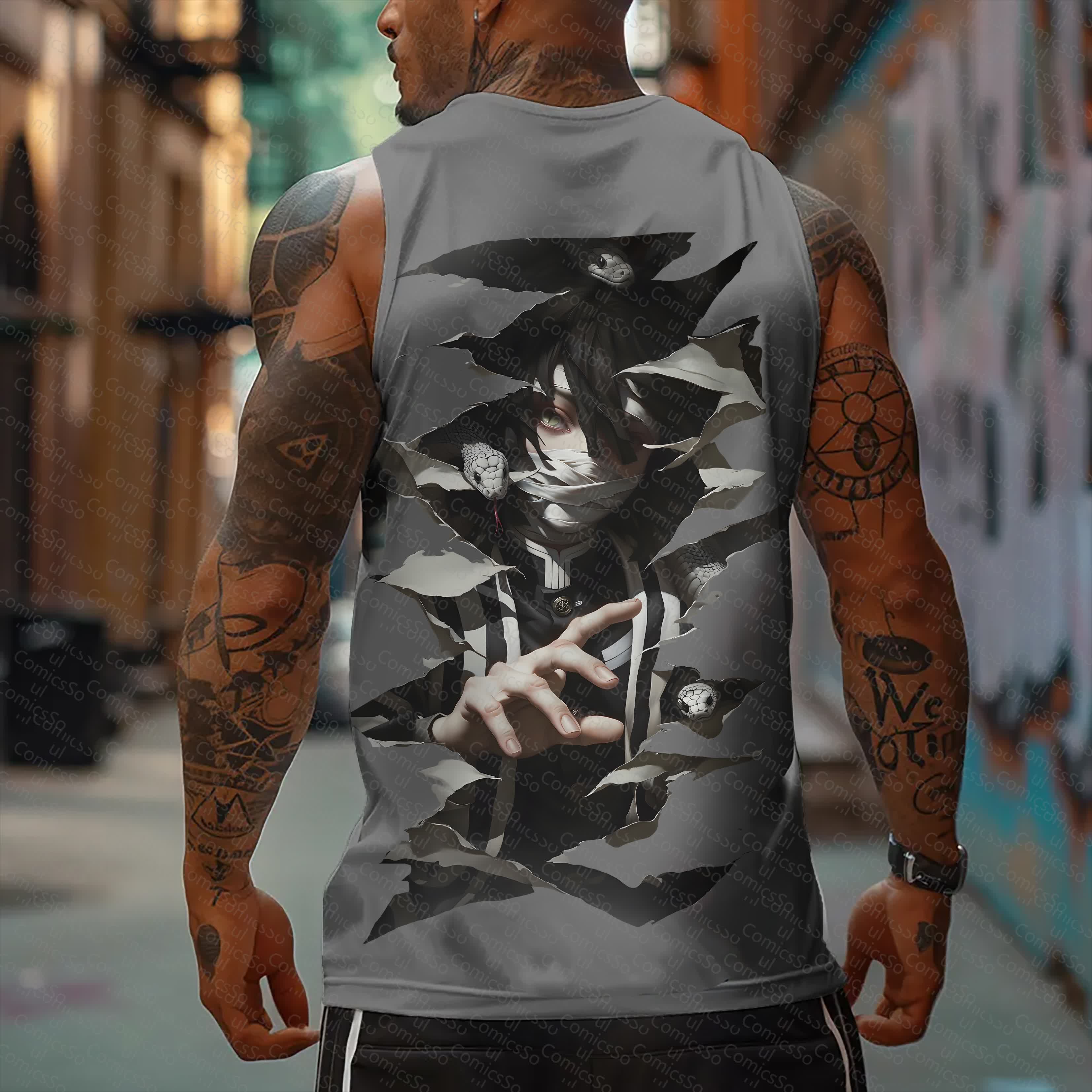 Unisex  “Comicssoul” Casual Anime  Tank Top