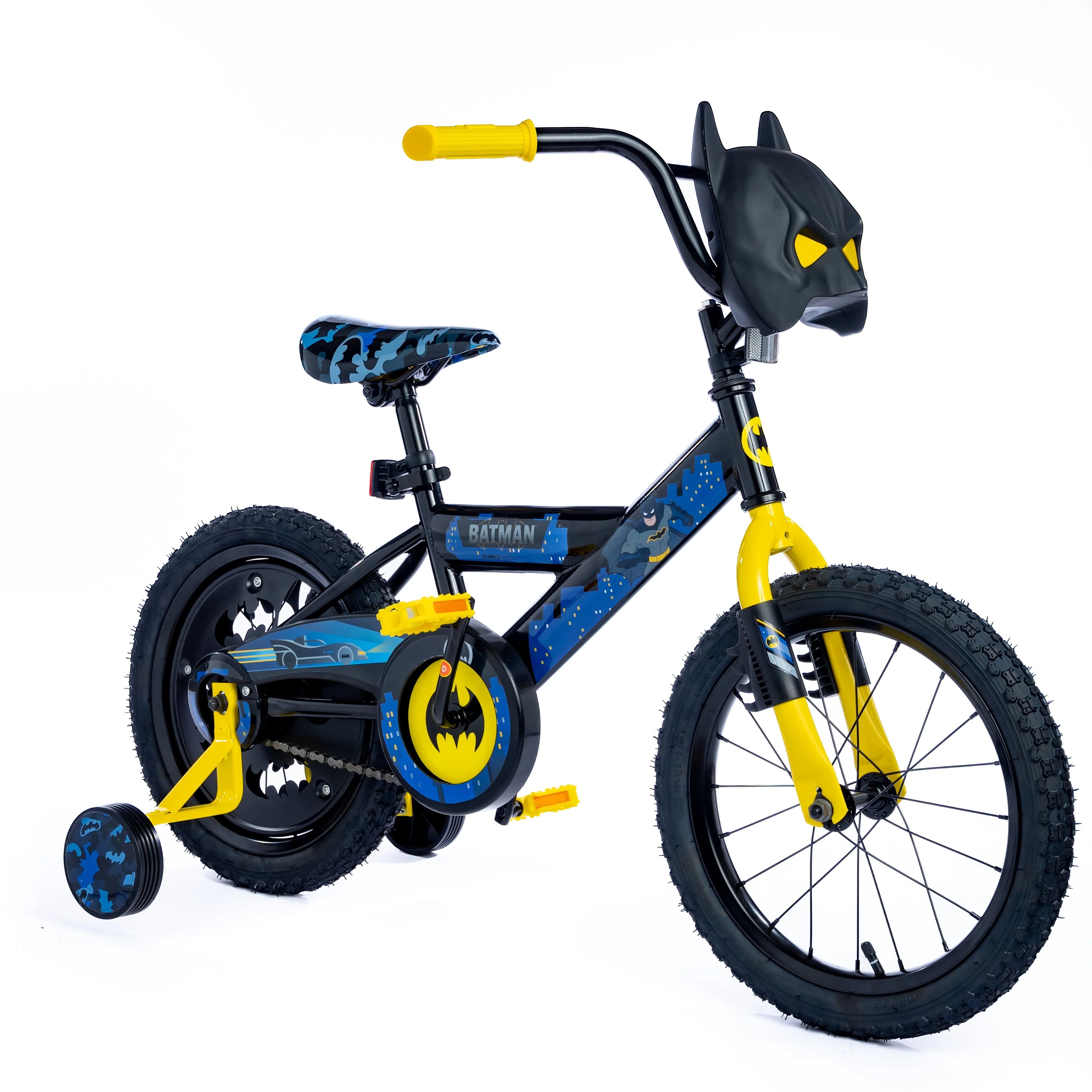 16 in Batman Bike Includes Mask with Glowing Eyes!