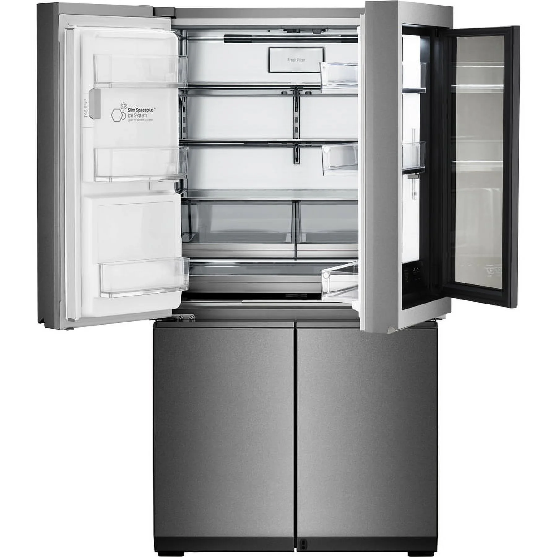 LG Freestanding French Door Refrigerator, Gray - Image 25