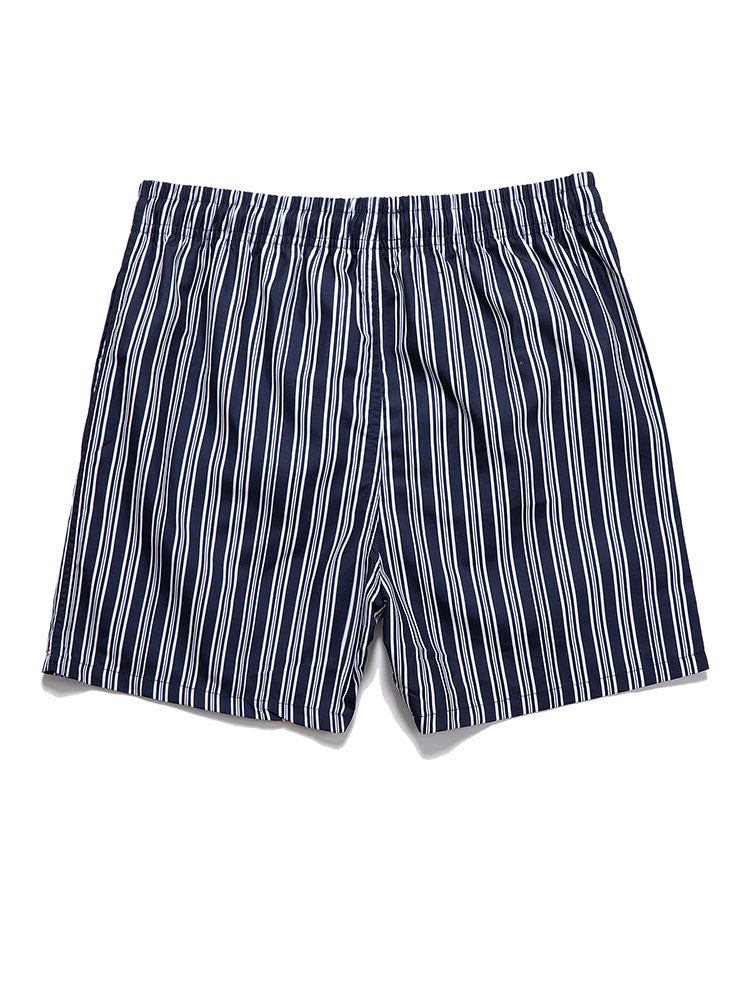 Striped Print Swim Shorts