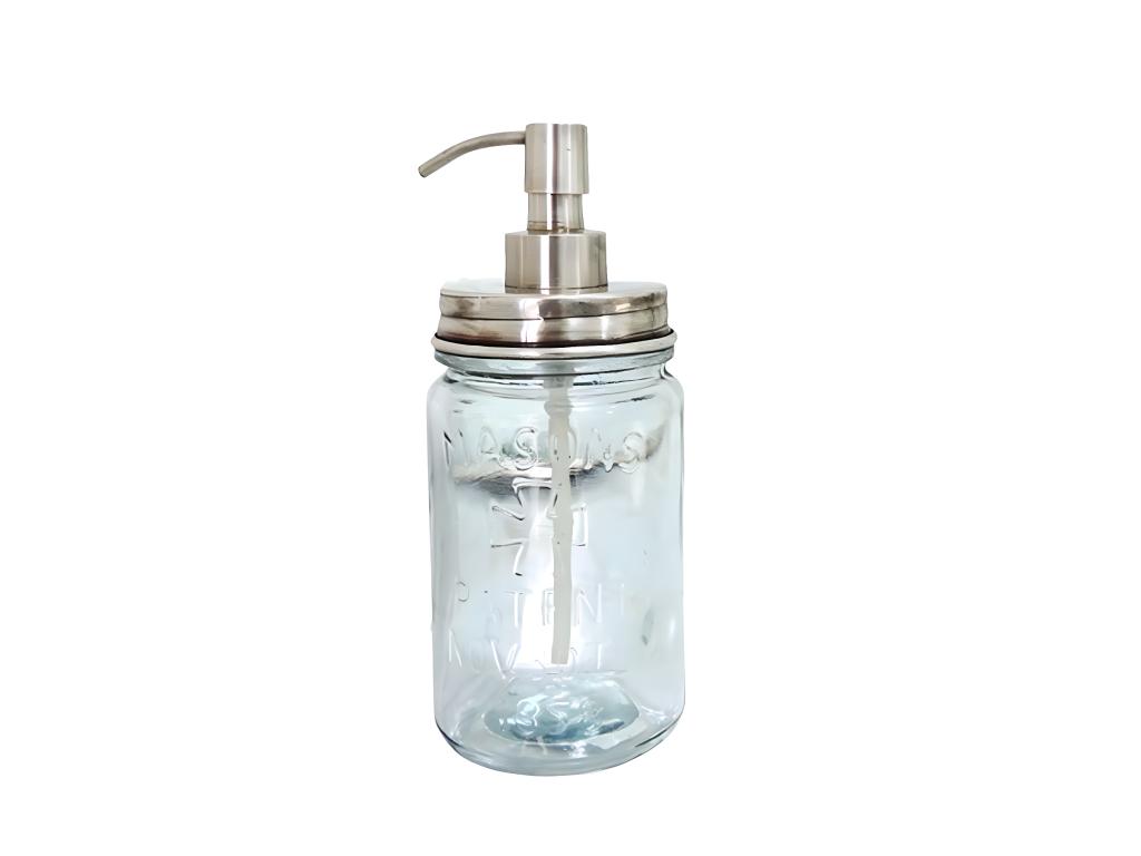 Dispensador de jabón transparente