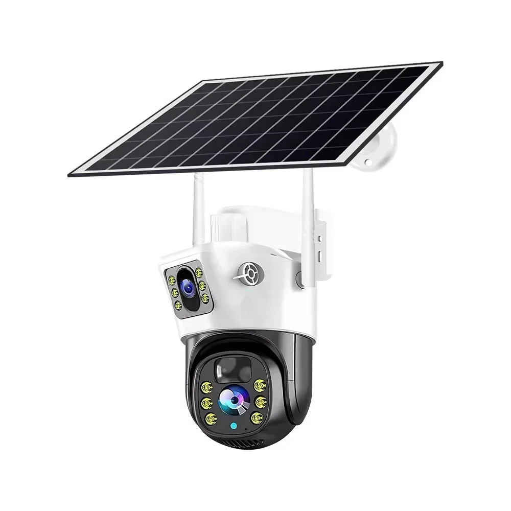 V44 Solar-Powered 4g security Camera with HD Color Monitoring Motion Detection(4G)