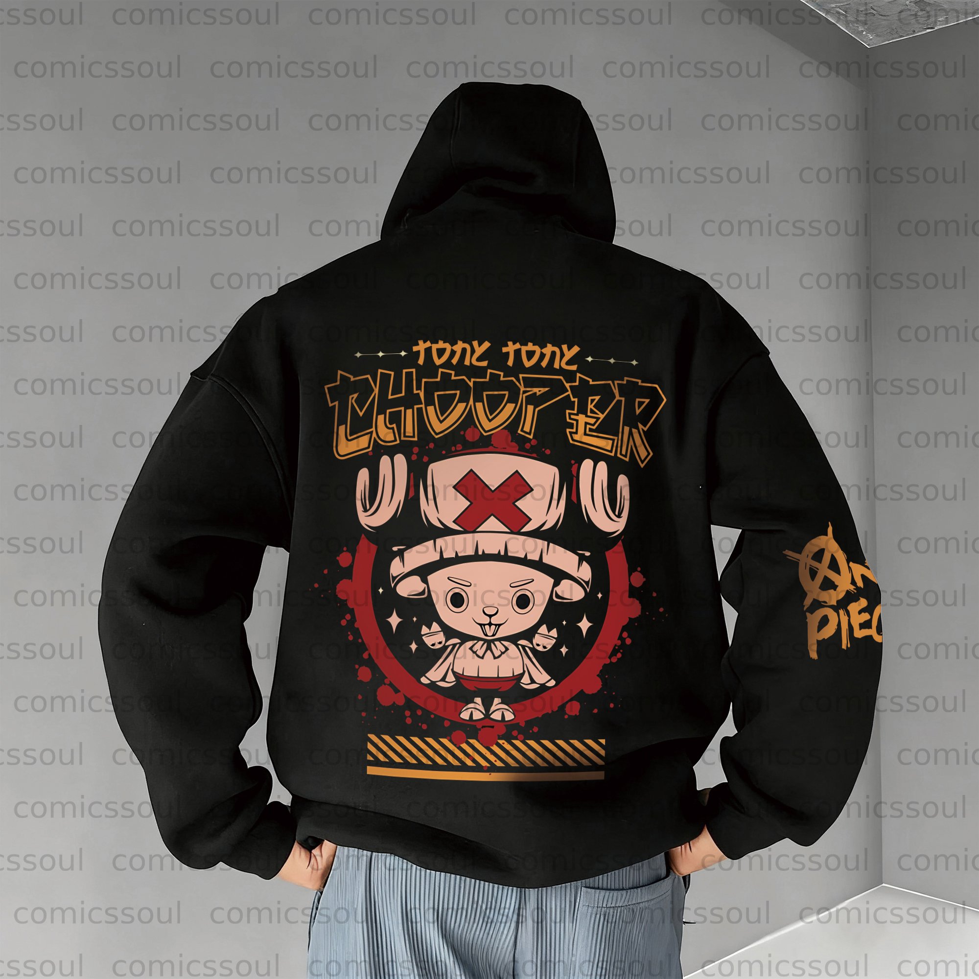 Unisex Anime Graphic Streetwear Vintage Plush Hoodie