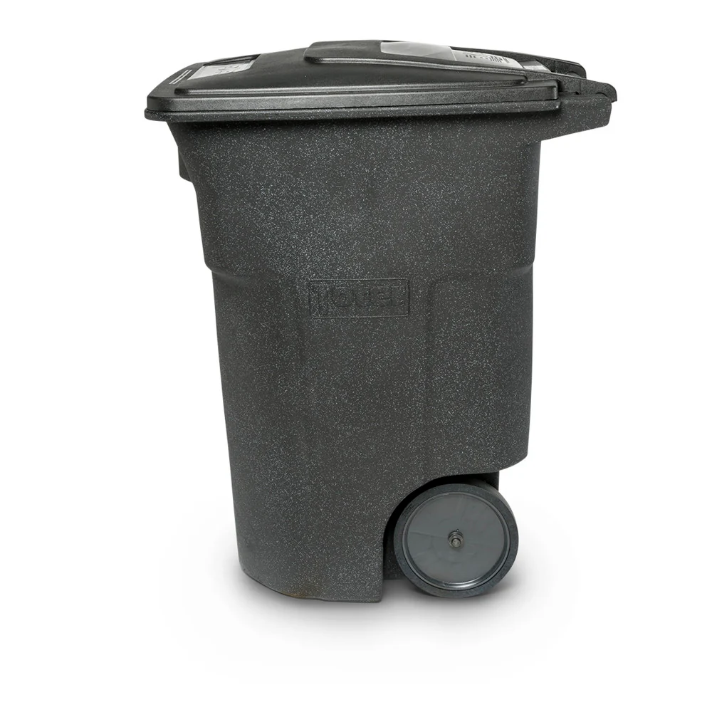 96-Gallon Wheeled Trash Can with Lid