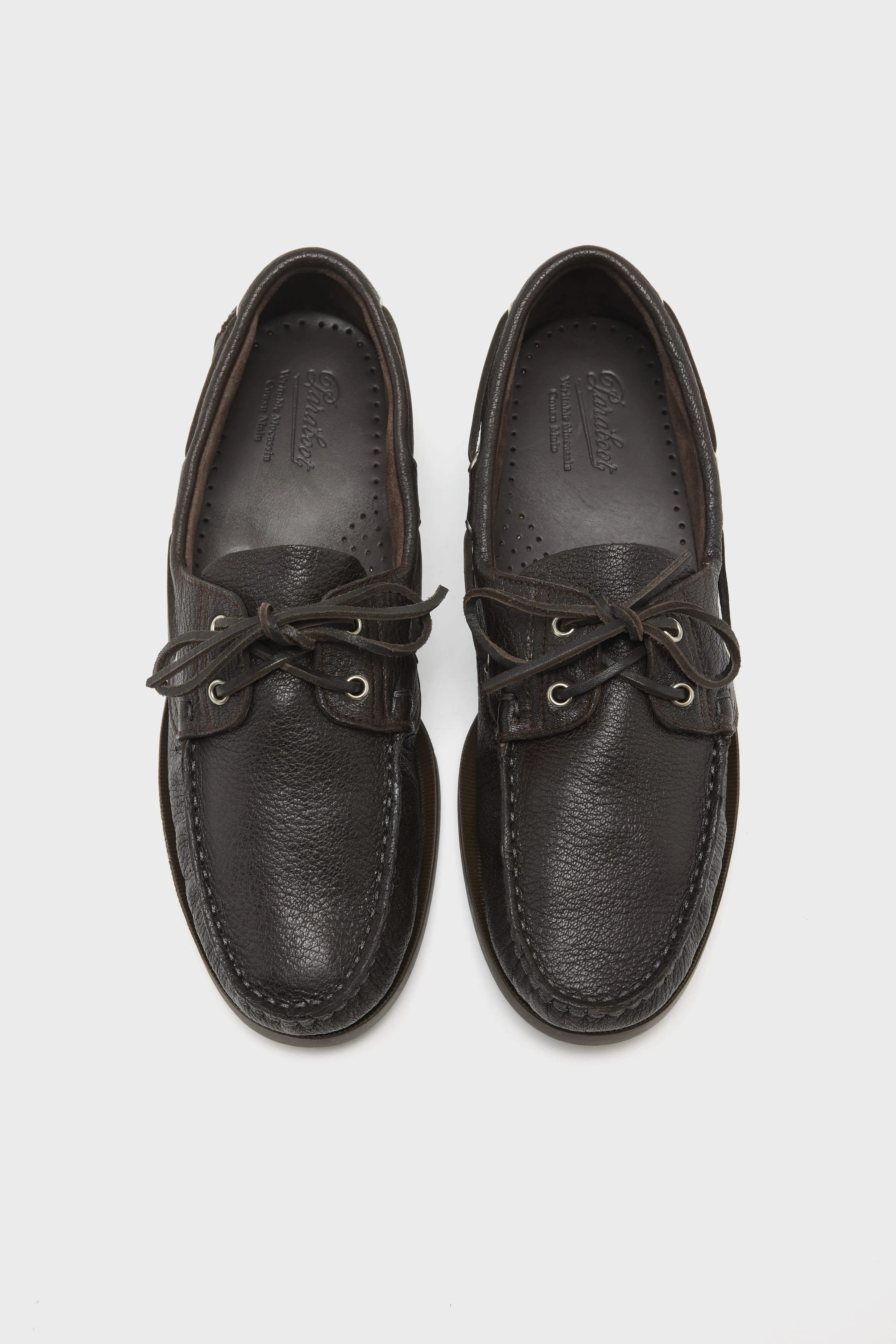 Bellerose Barth Boat Shoes for Men (261 / M / MARRON)