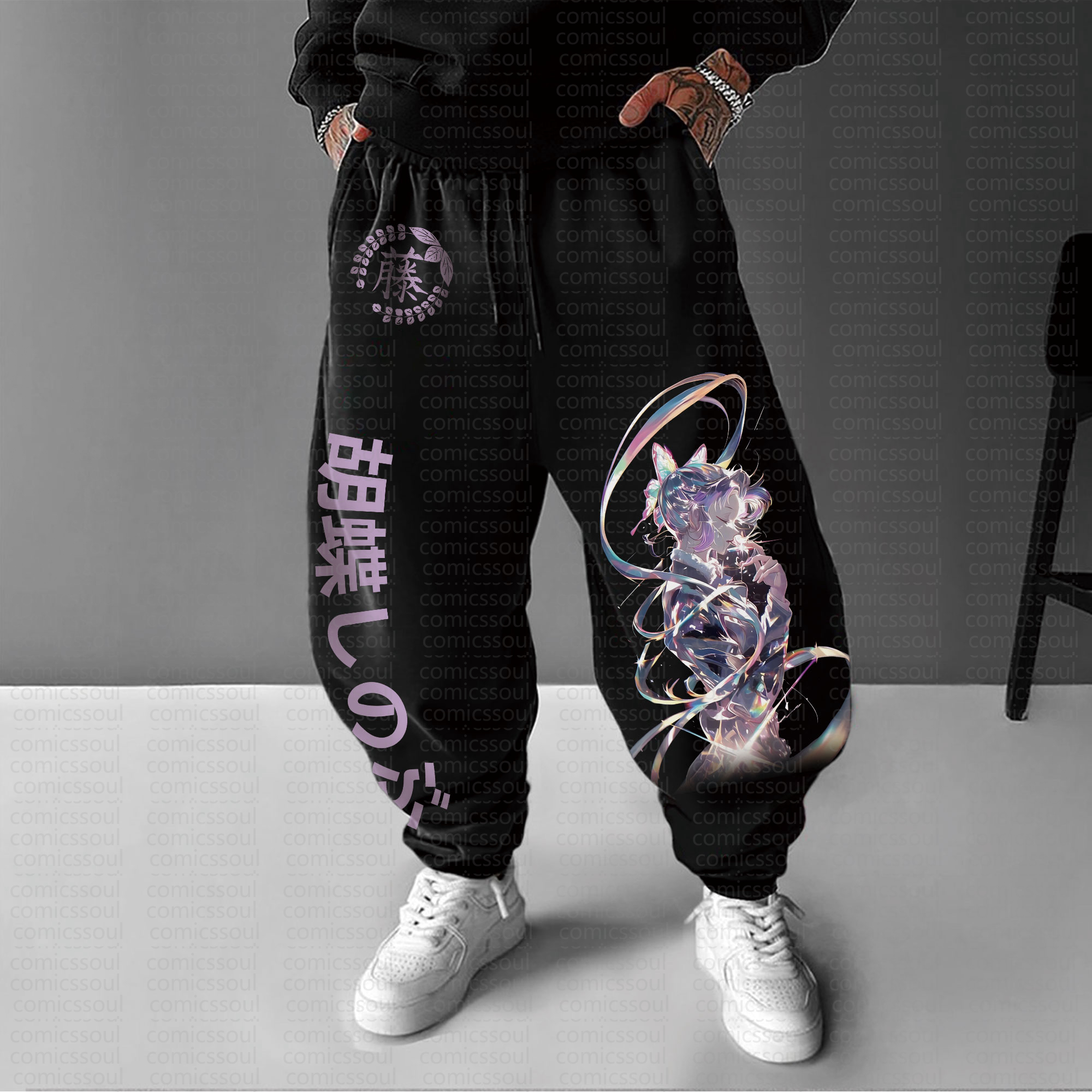 Unisex Anime Inspired Vintage Pants丨Comicssoul