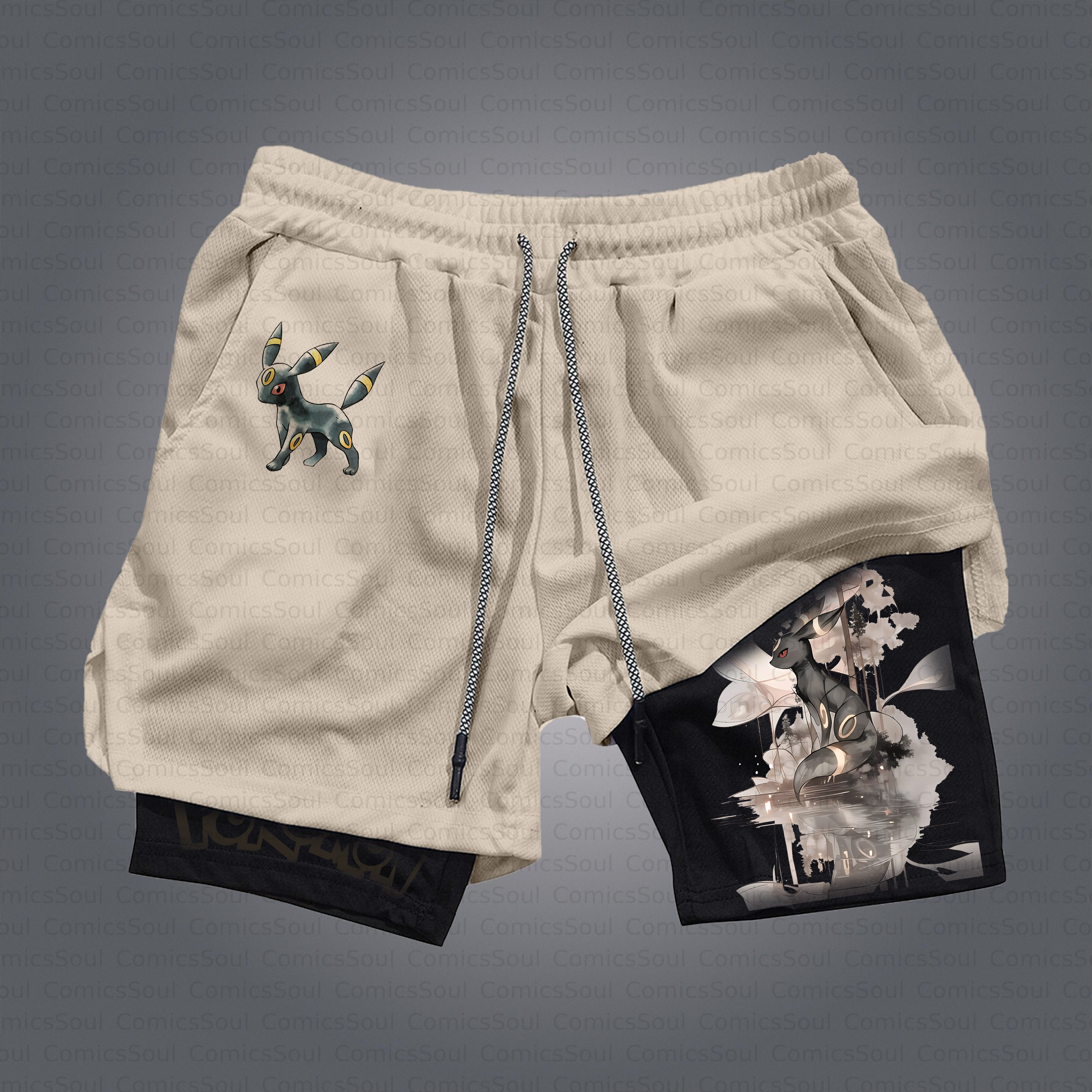 Unisex Casual Anime Style Shorts