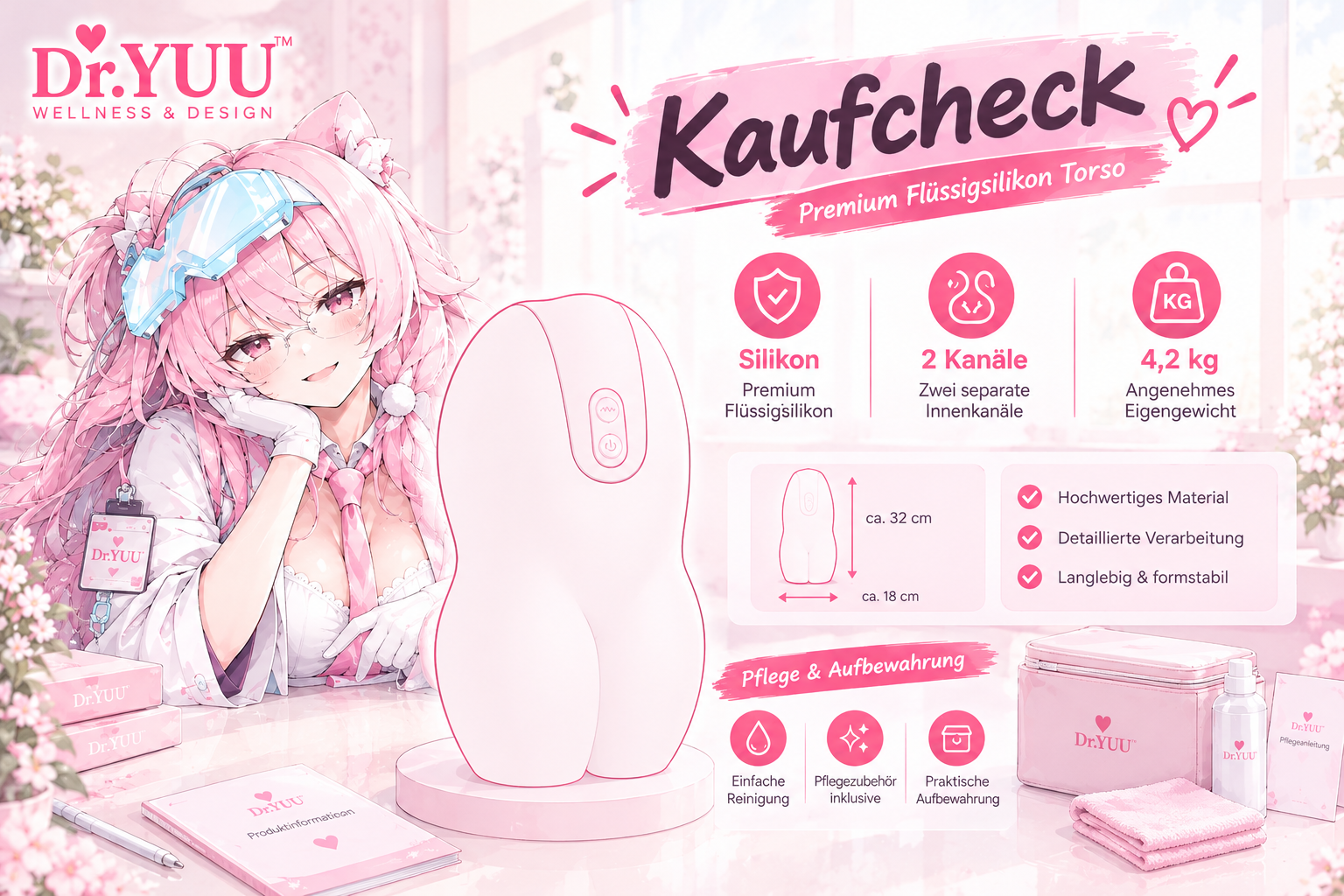 Masturbator Torso aus Silikon: Kaufcheck für Reinigung, Gewicht und Platz | DR.YUU™ Ratgeber - Masturbator & Sexspielzeug
