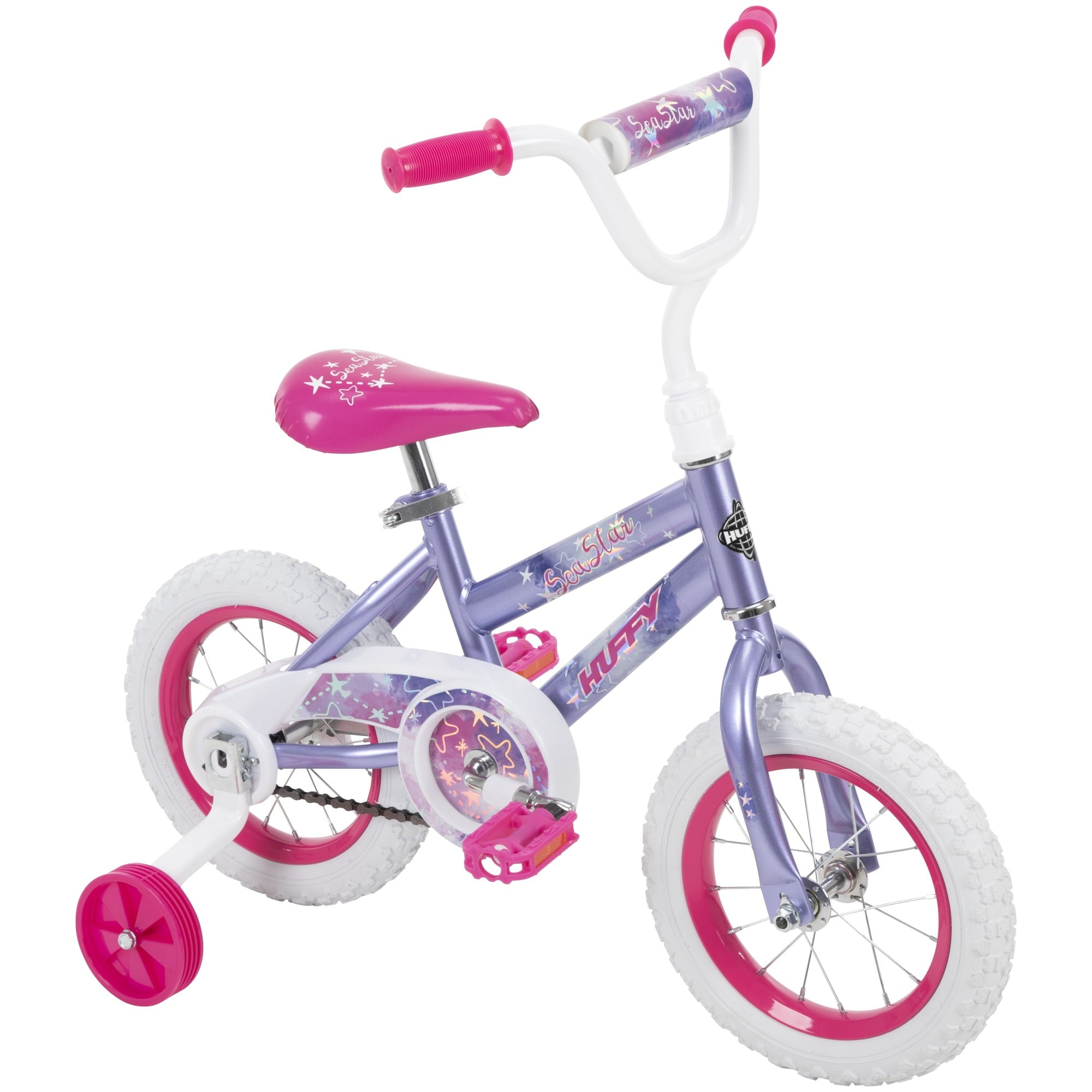 12 In. Sea Star Girl's Sidewalk Bike. Lilac Purple