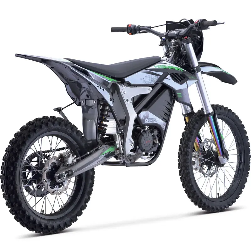 MotoTec Electric Dirt Bike 72V 12,000W White - Venom - Image 6 MotoTec Electric Dirt Bike 72V 12,000W White - Venom - Image 6