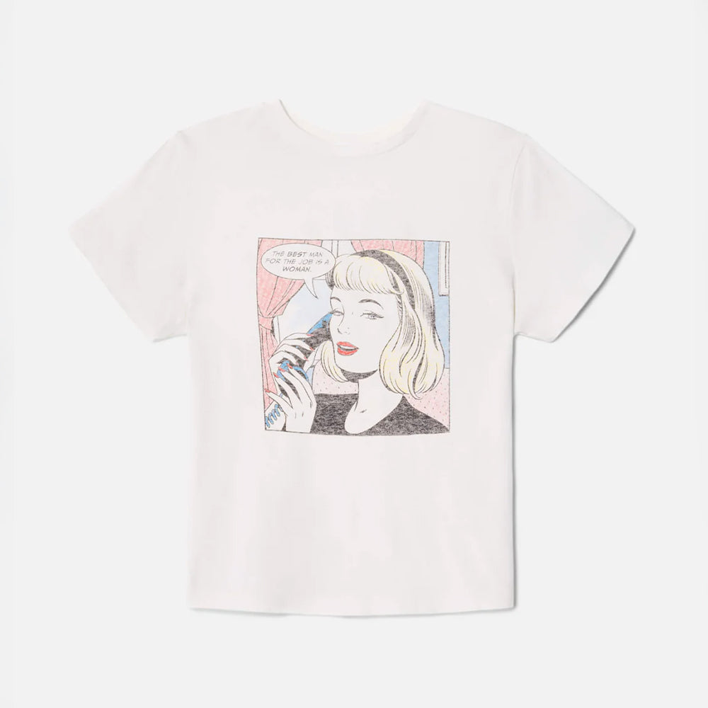RE/DONE -T-Shirt The Job -Vintage White
