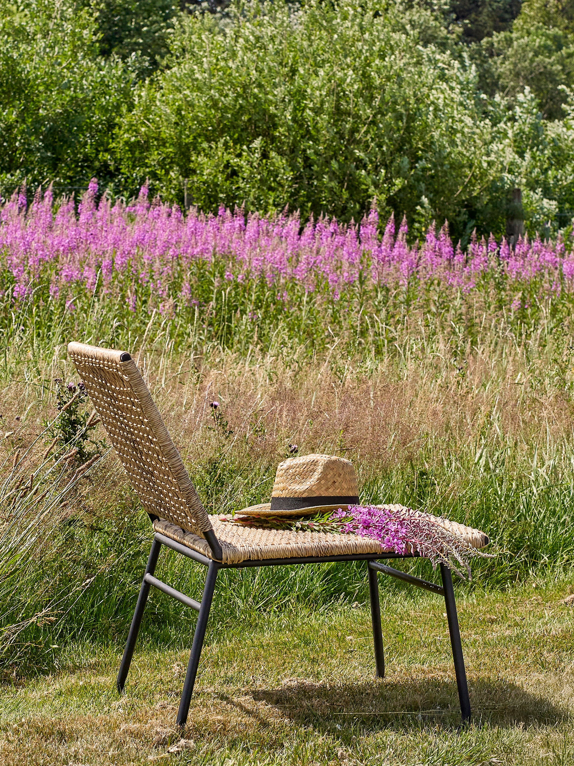 VALLONE LOUNGE CHAIR, NATURE, POLYRATTAN
