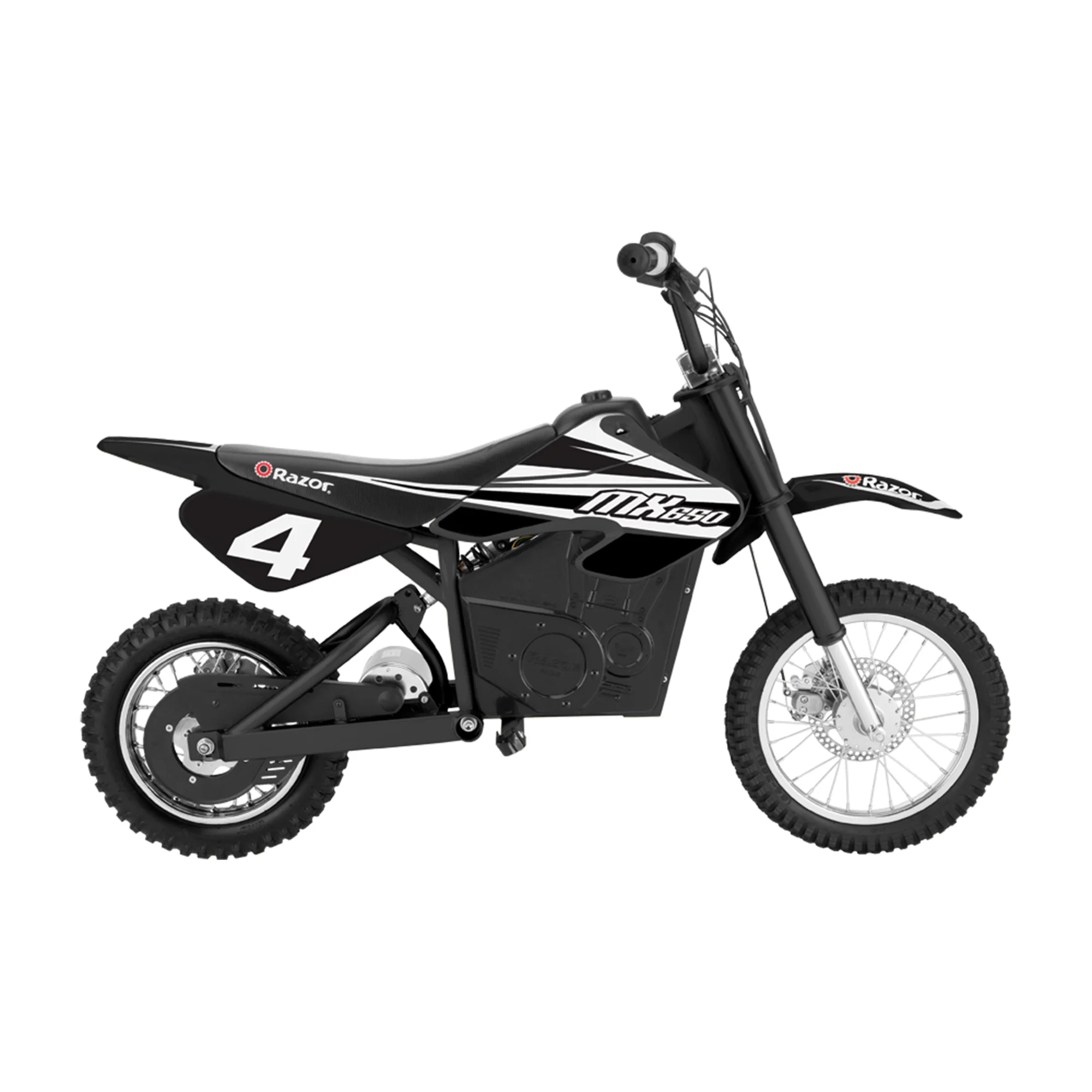 Razor MX650 Dirt Rocket High-Torque Electric Motocross Dirt Bike, Black (2 Pack) - Image 4