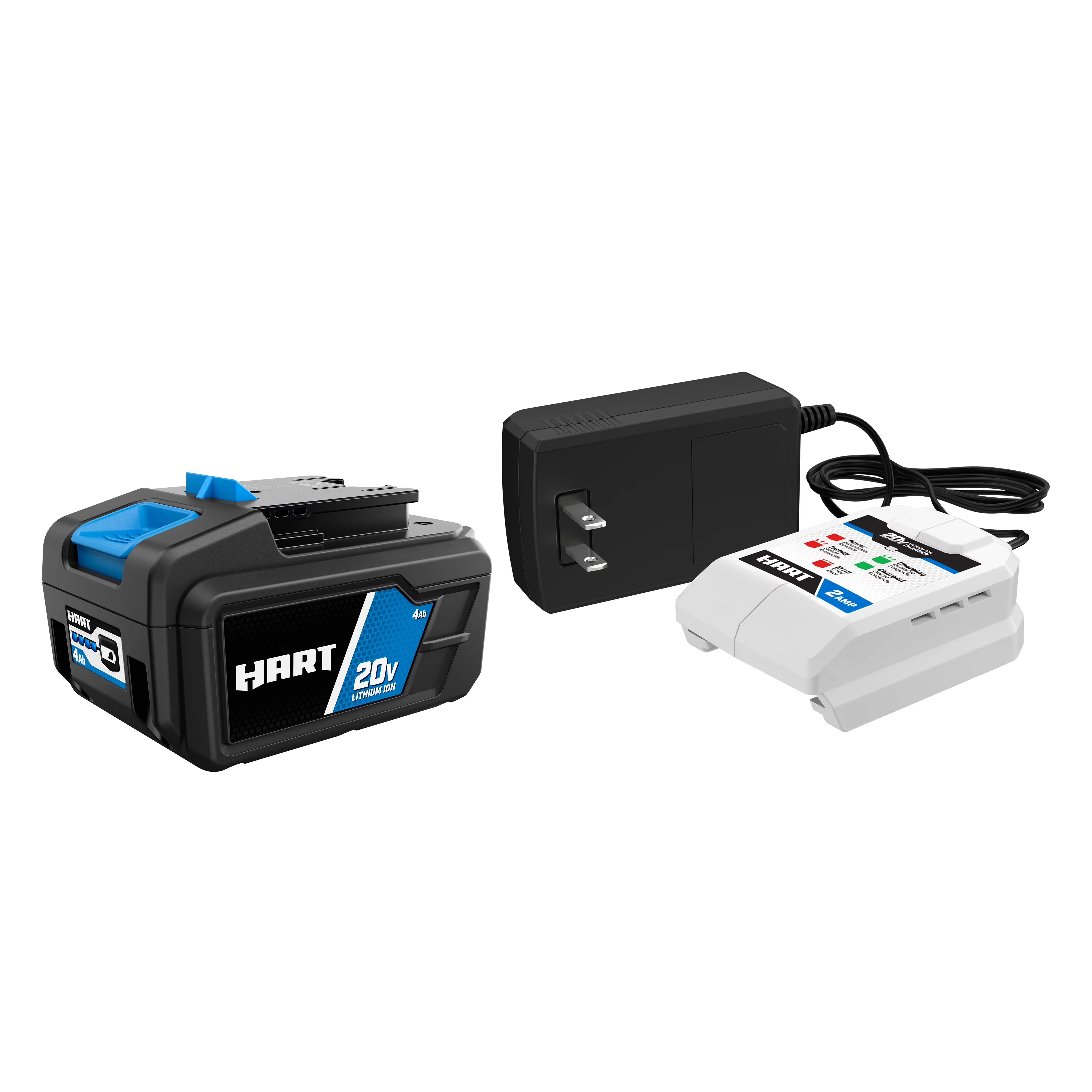 HART 20V Lithium-Ion 4.0Ah Battery And Charger Kit HART 20V Lithium-Ion 4.0Ah Battery And Charger Kit